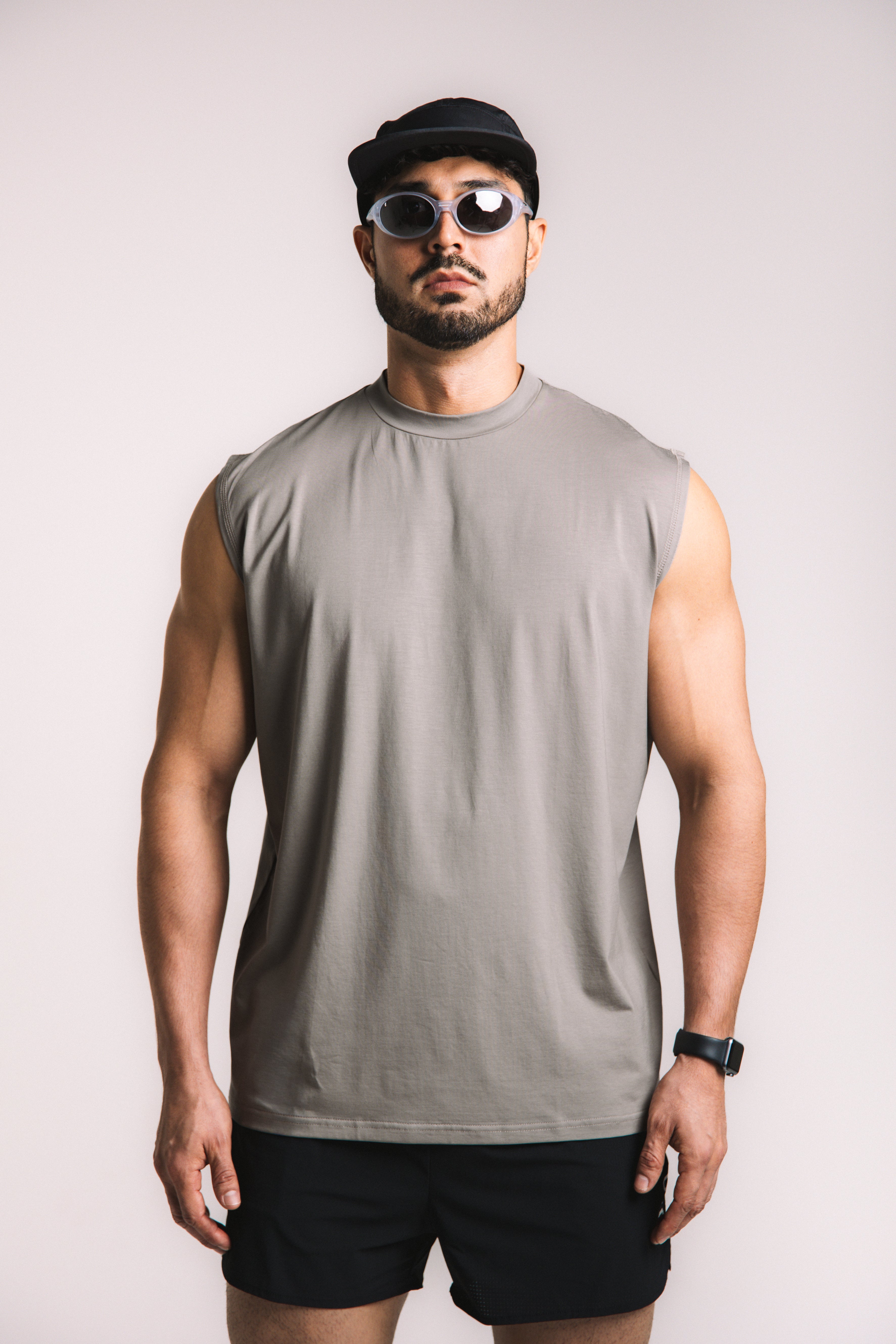Lyocell Essential Tank V2 - Taupe