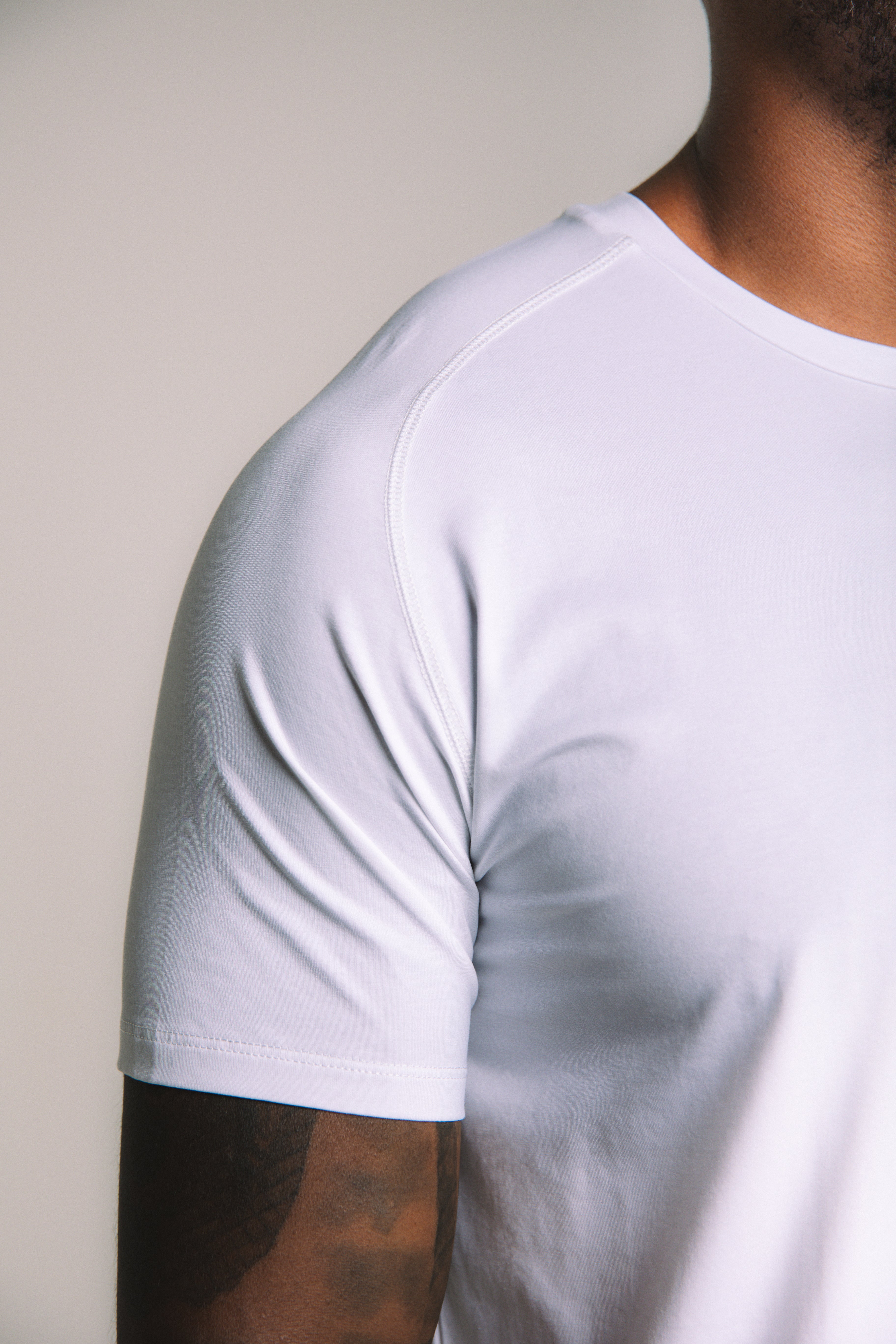 Lyocell Training Tee - White