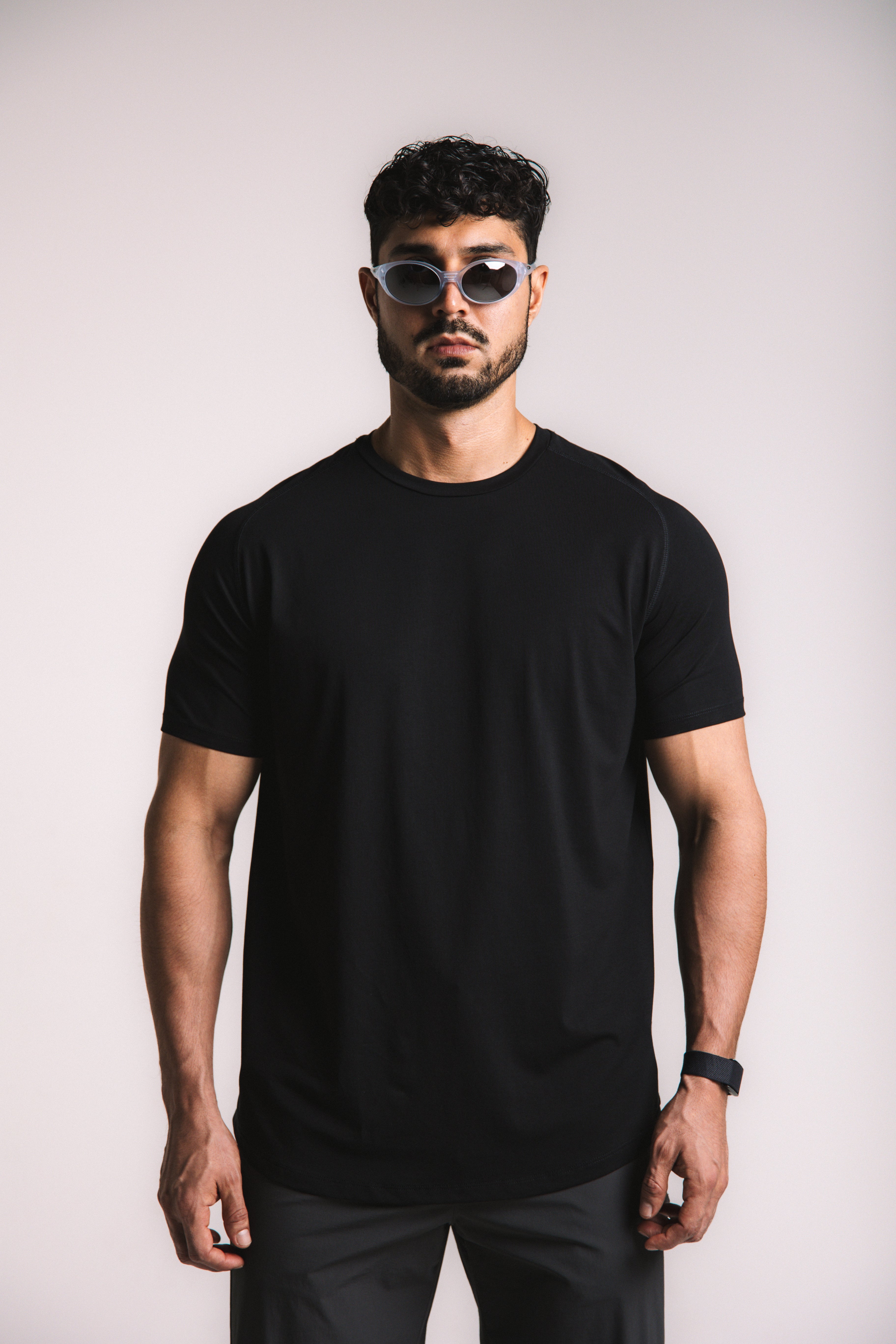 Lyocell Training Tee - Black
