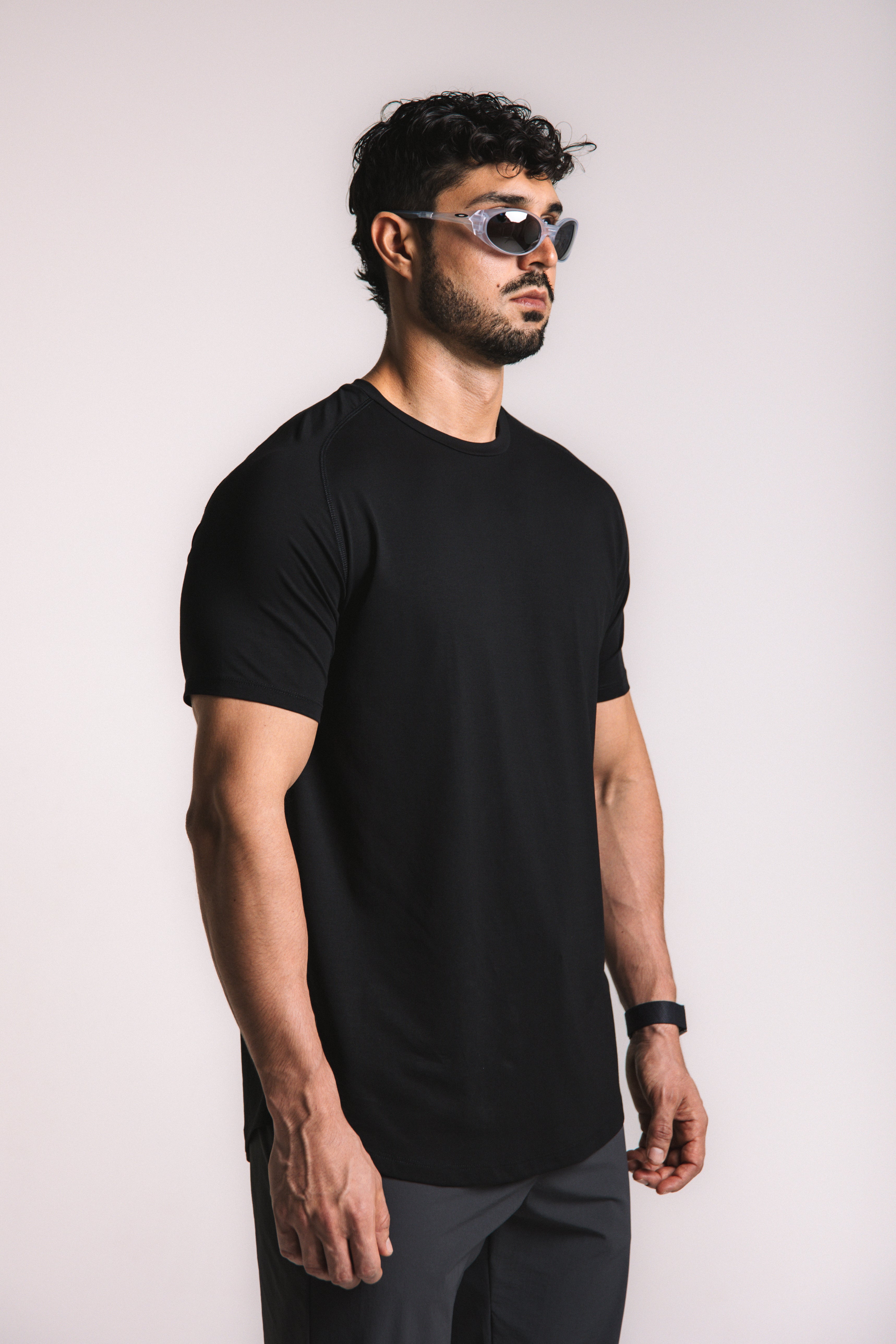 Lyocell Training Tee - Black