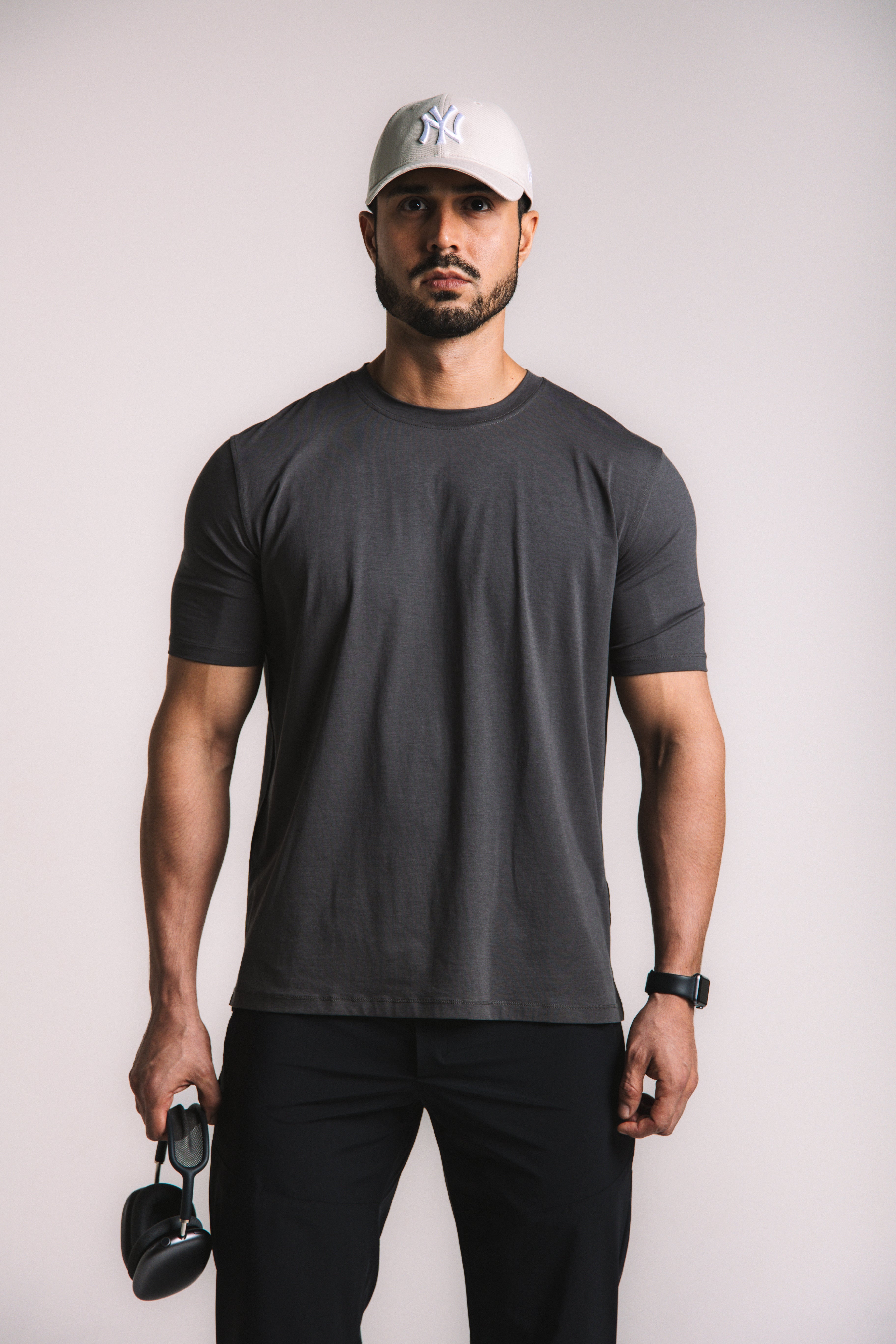 Lyocell Essential Tee - Dark Gray