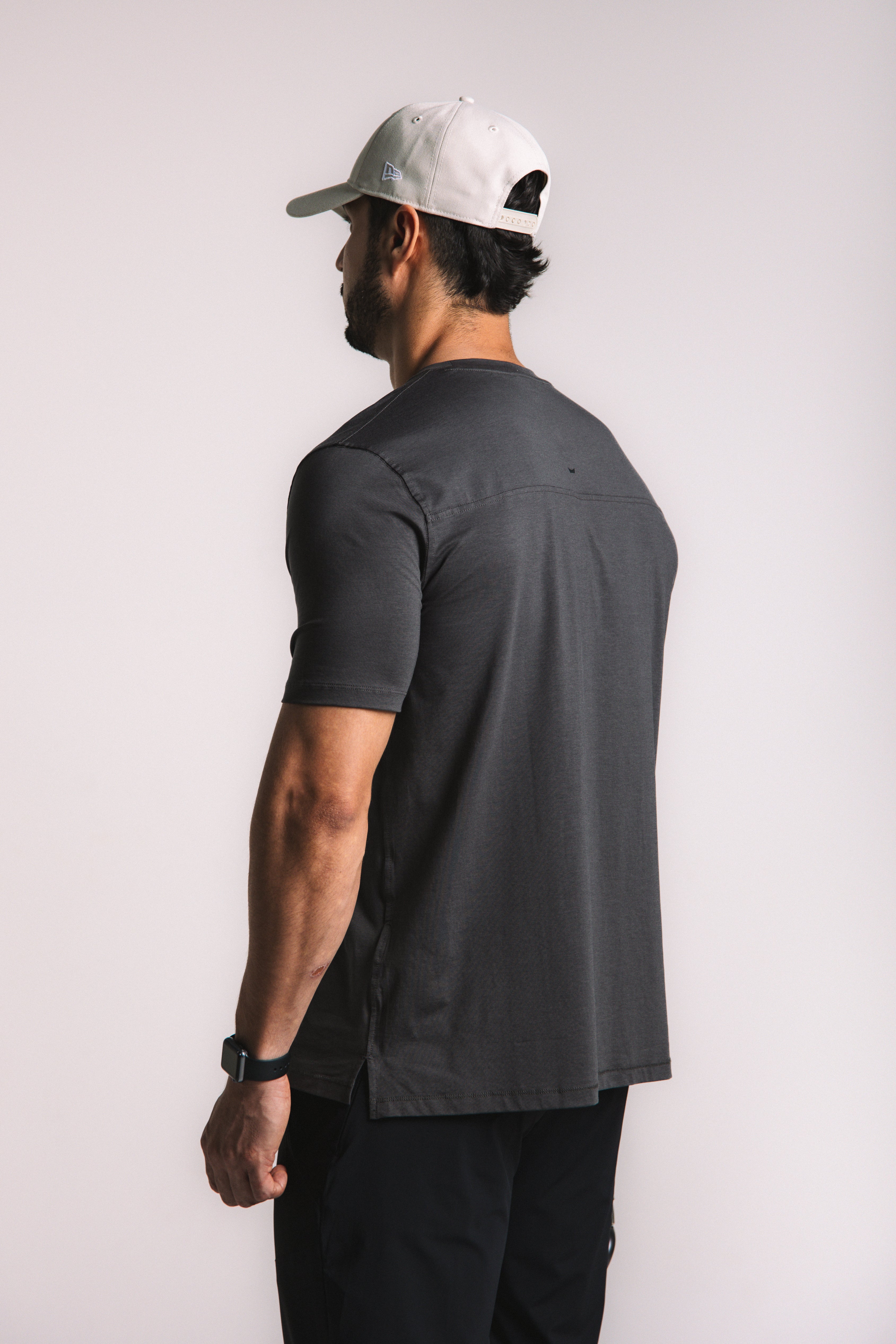 Lyocell Essential Tee - Dark Gray