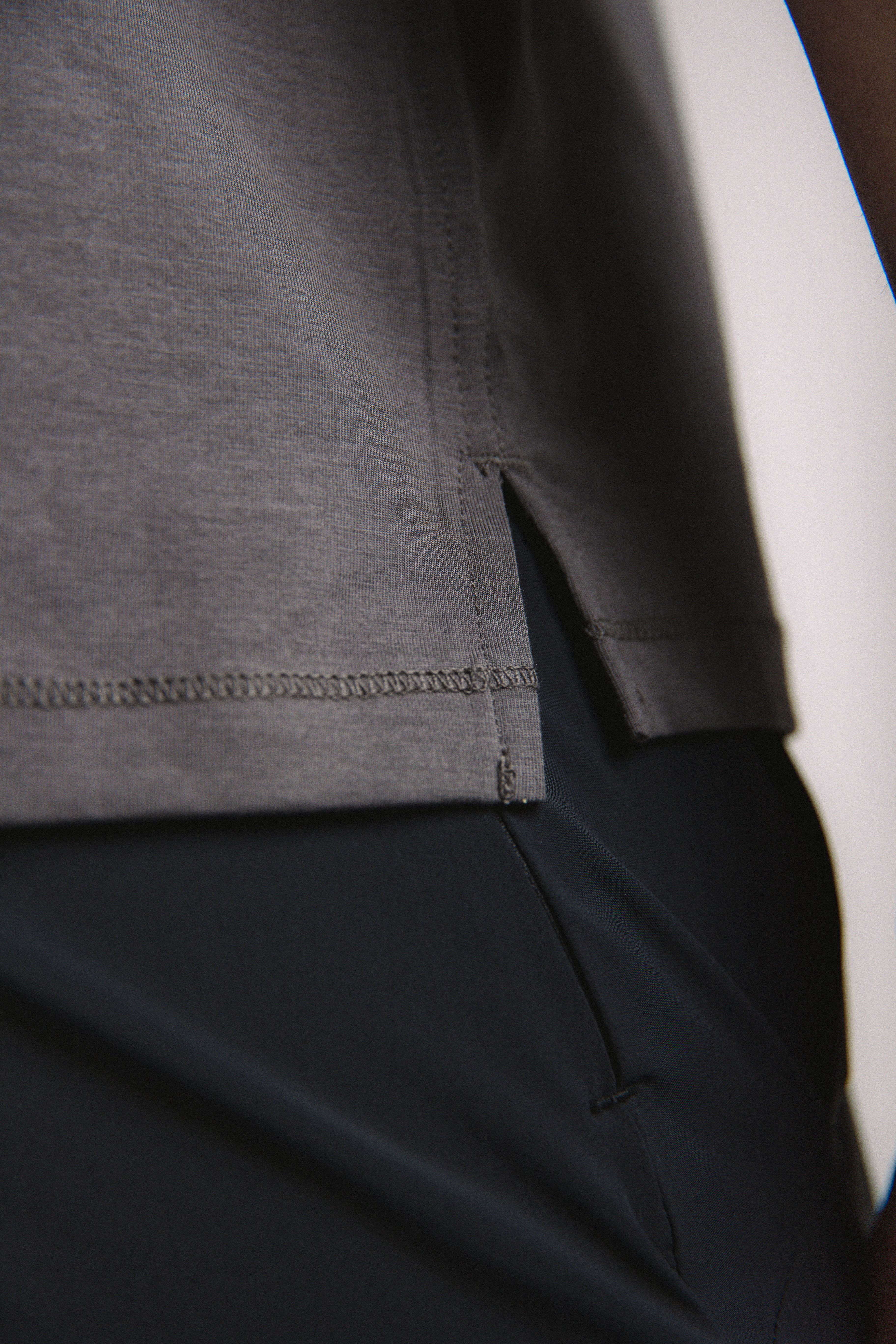 Lyocell Essential Tee - Dark Gray