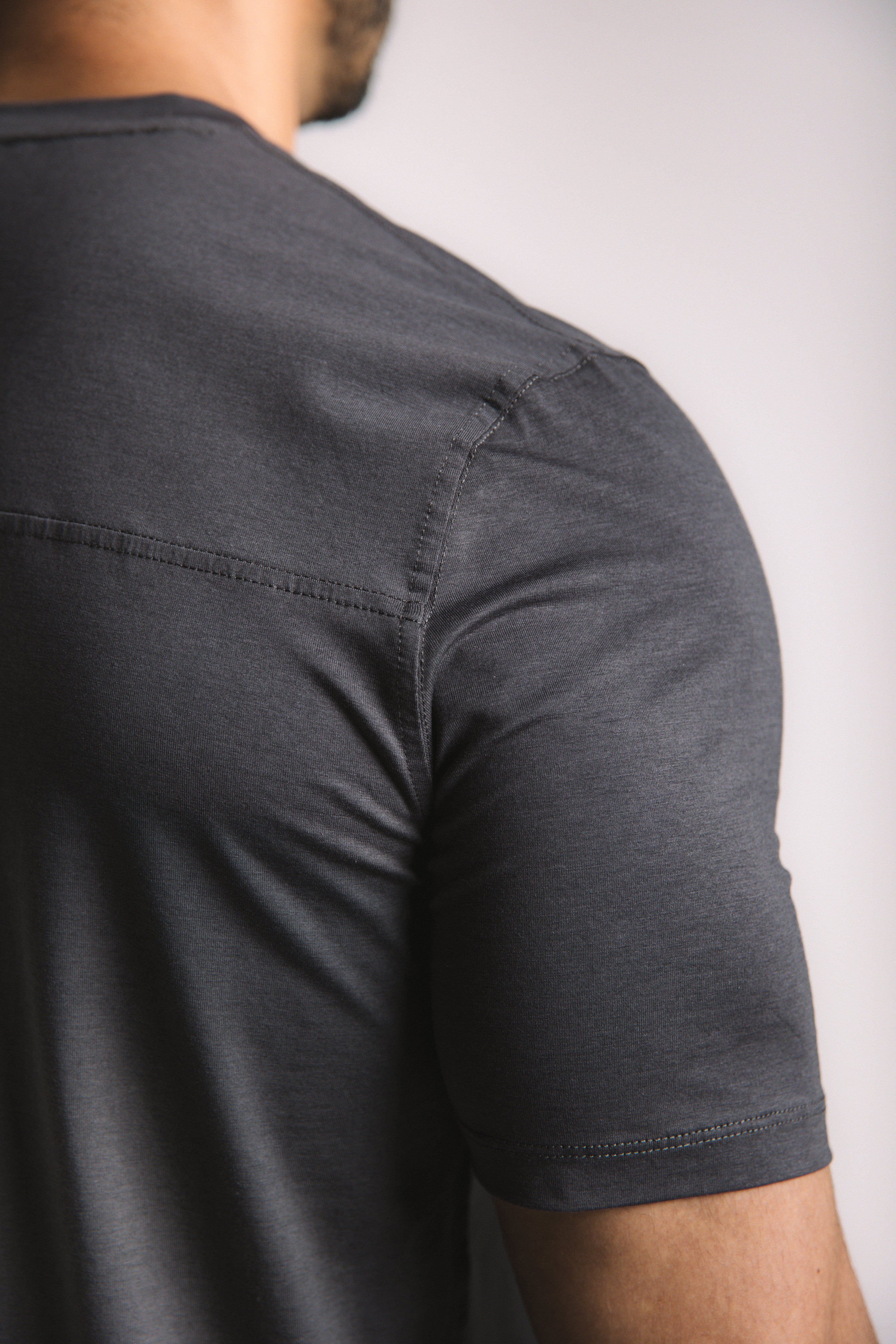 Lyocell Essential Tee - Dark Gray