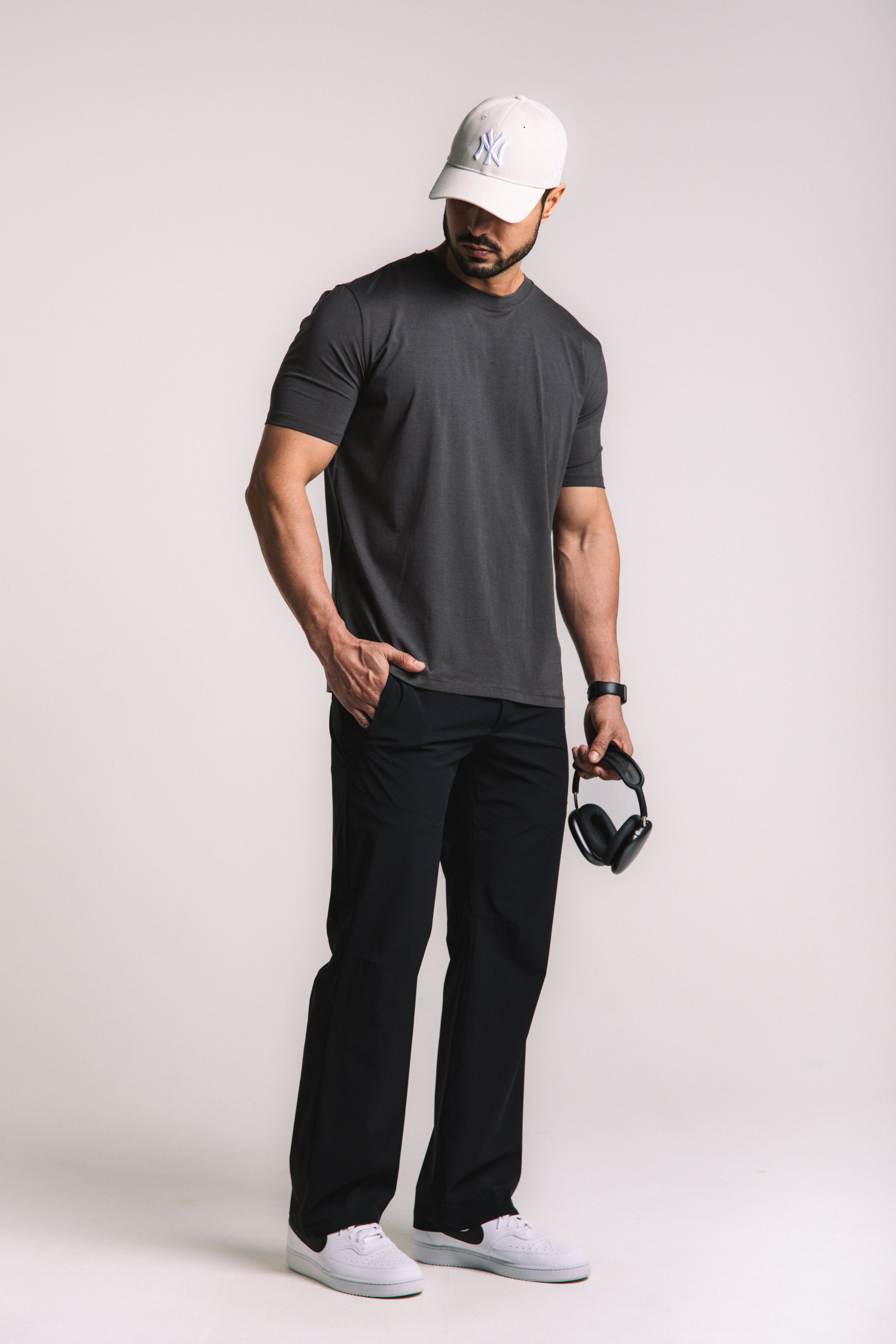 Lyocell Essential Tee - Dark Gray