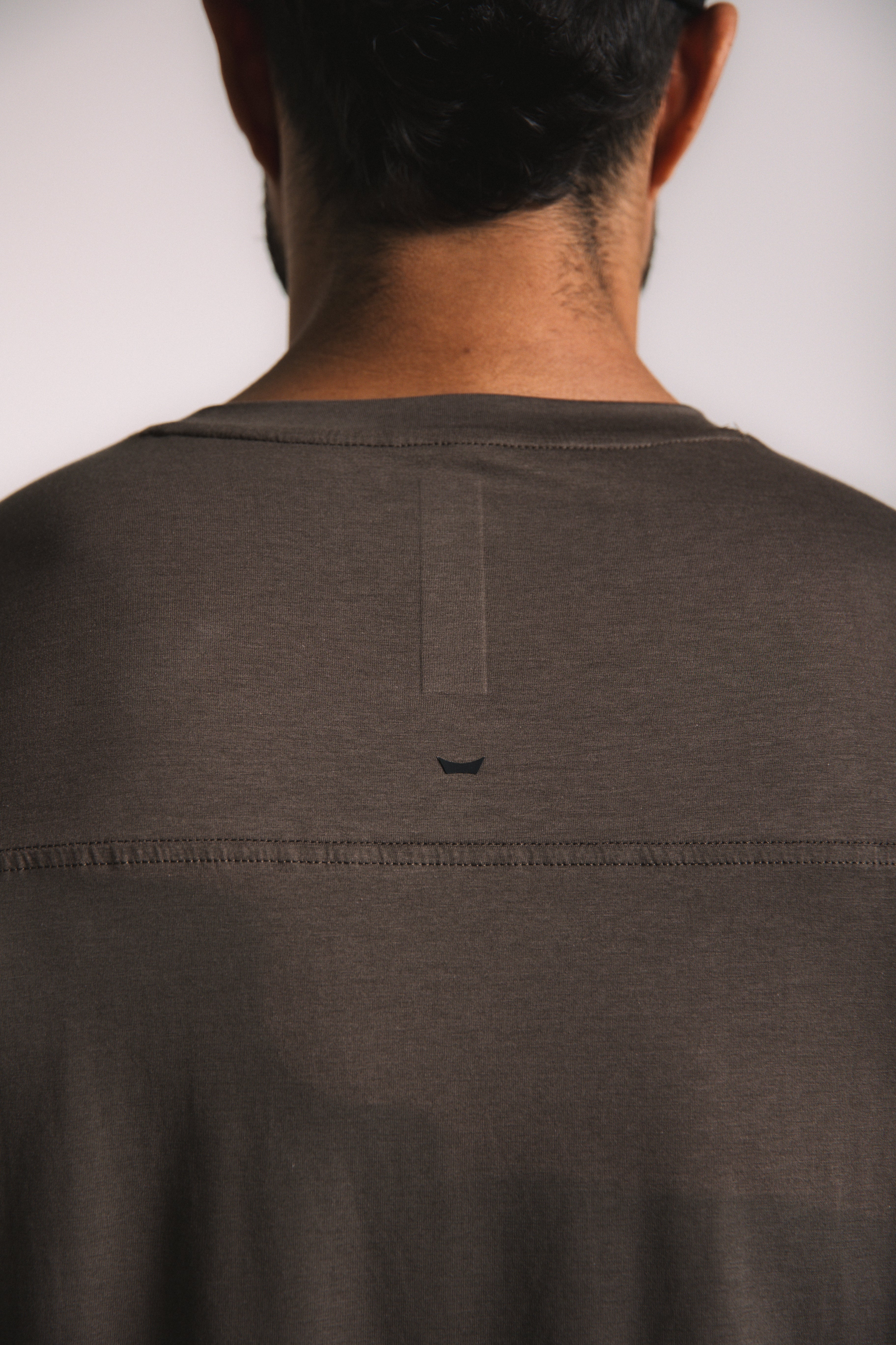 Lyocell Essential Tee - Brown
