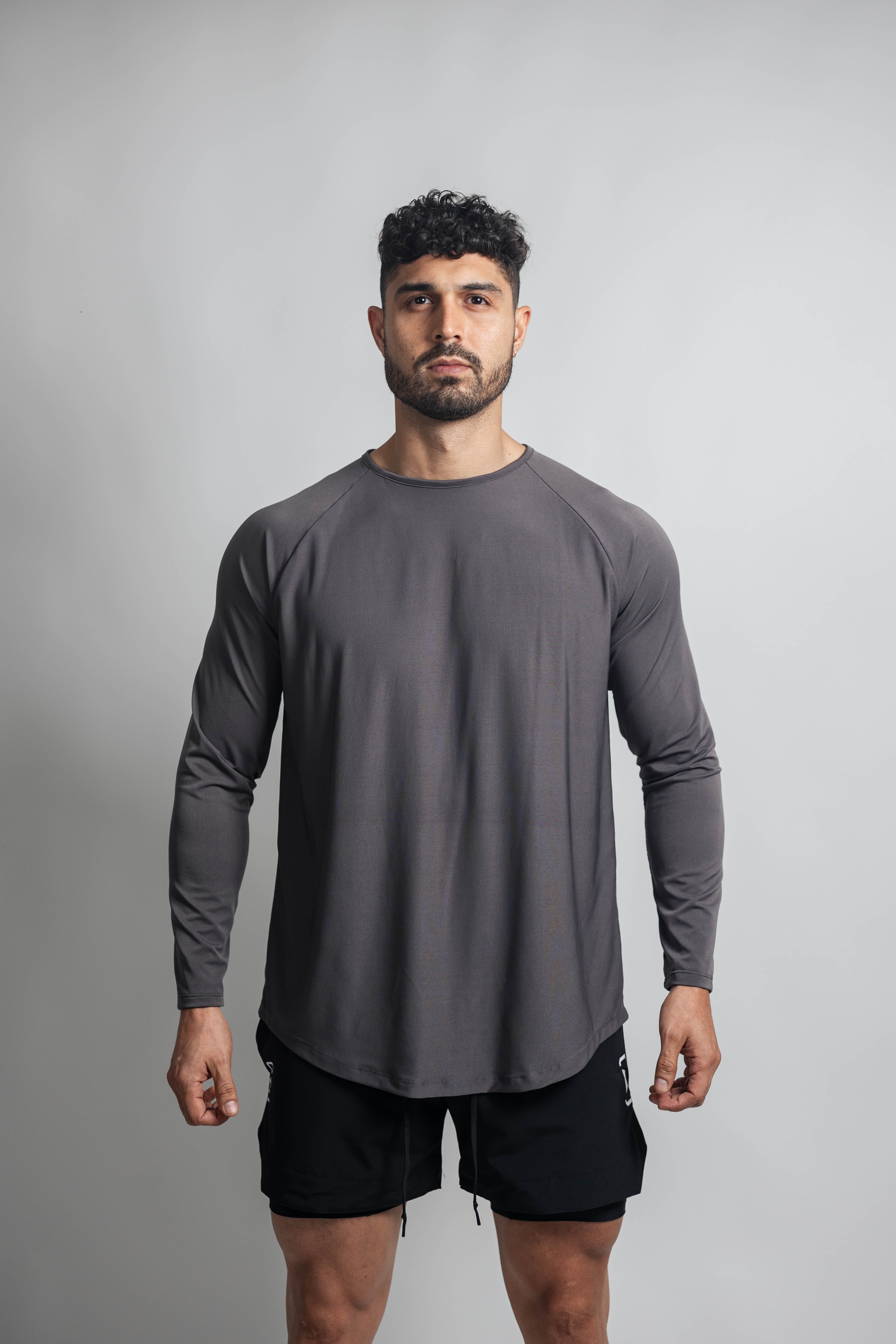 Training Long Sleeve - Oxford Gray