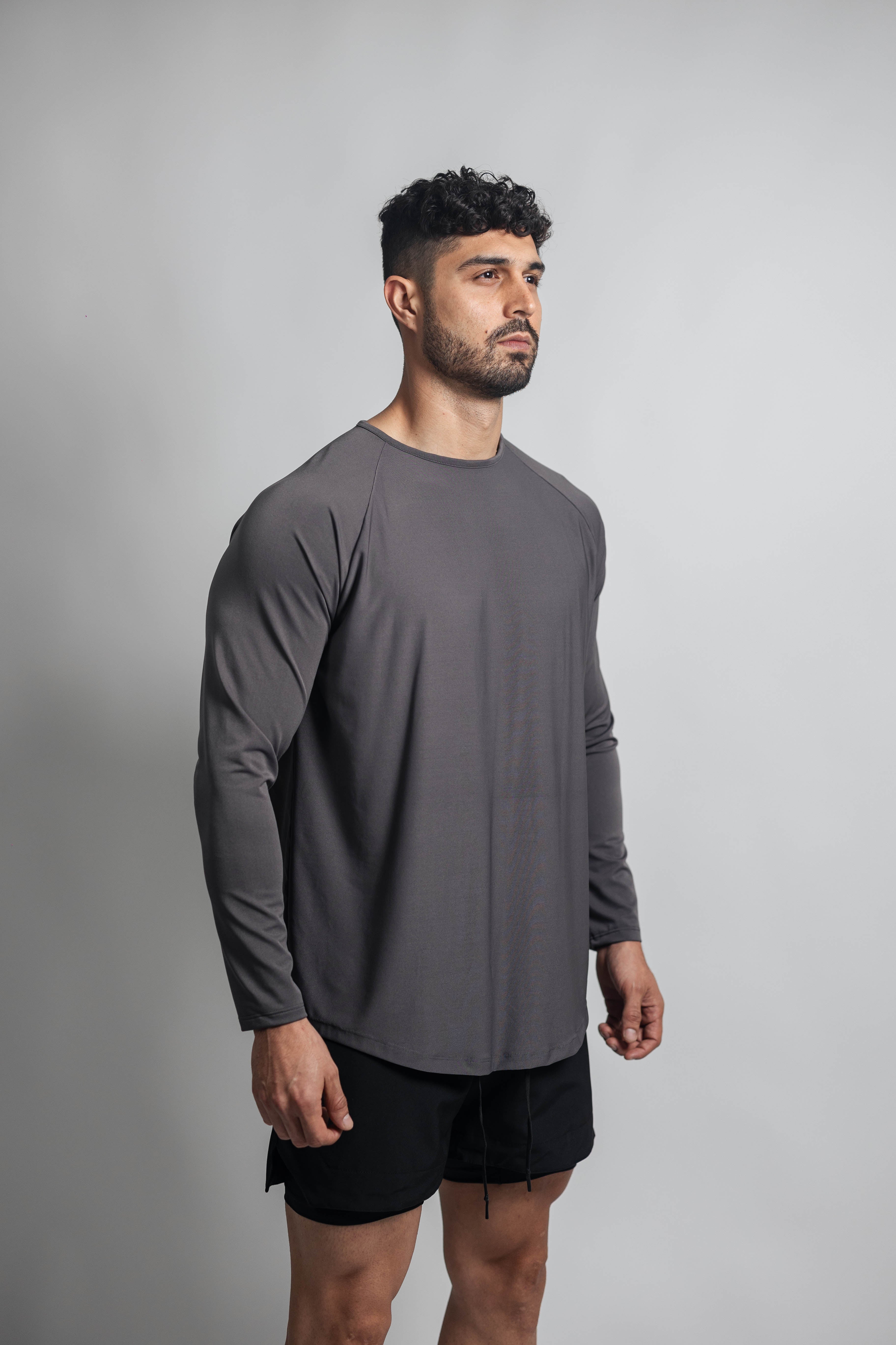 Training Long Sleeve - Oxford Gray