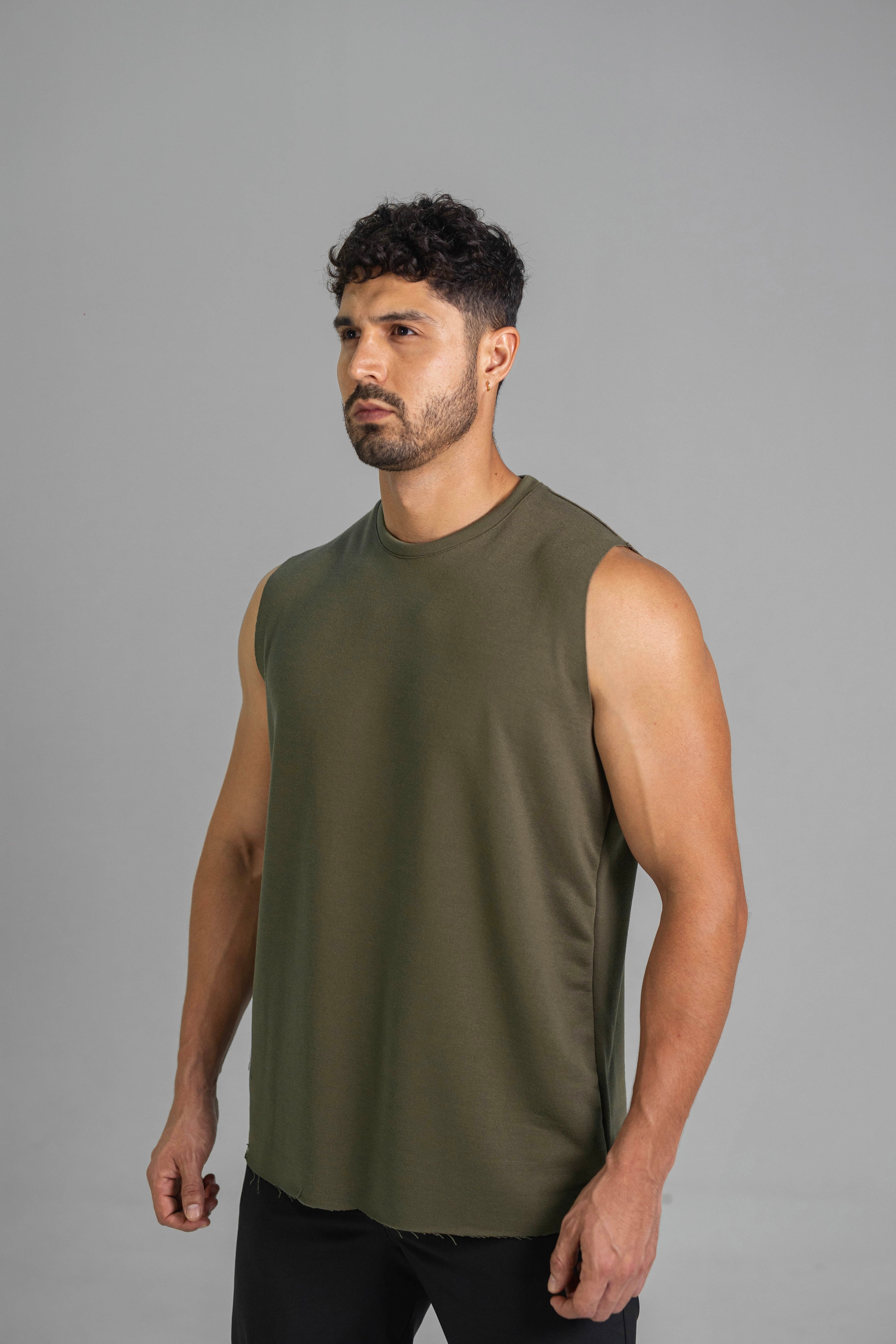 Training Muscle CutOff - Army Green