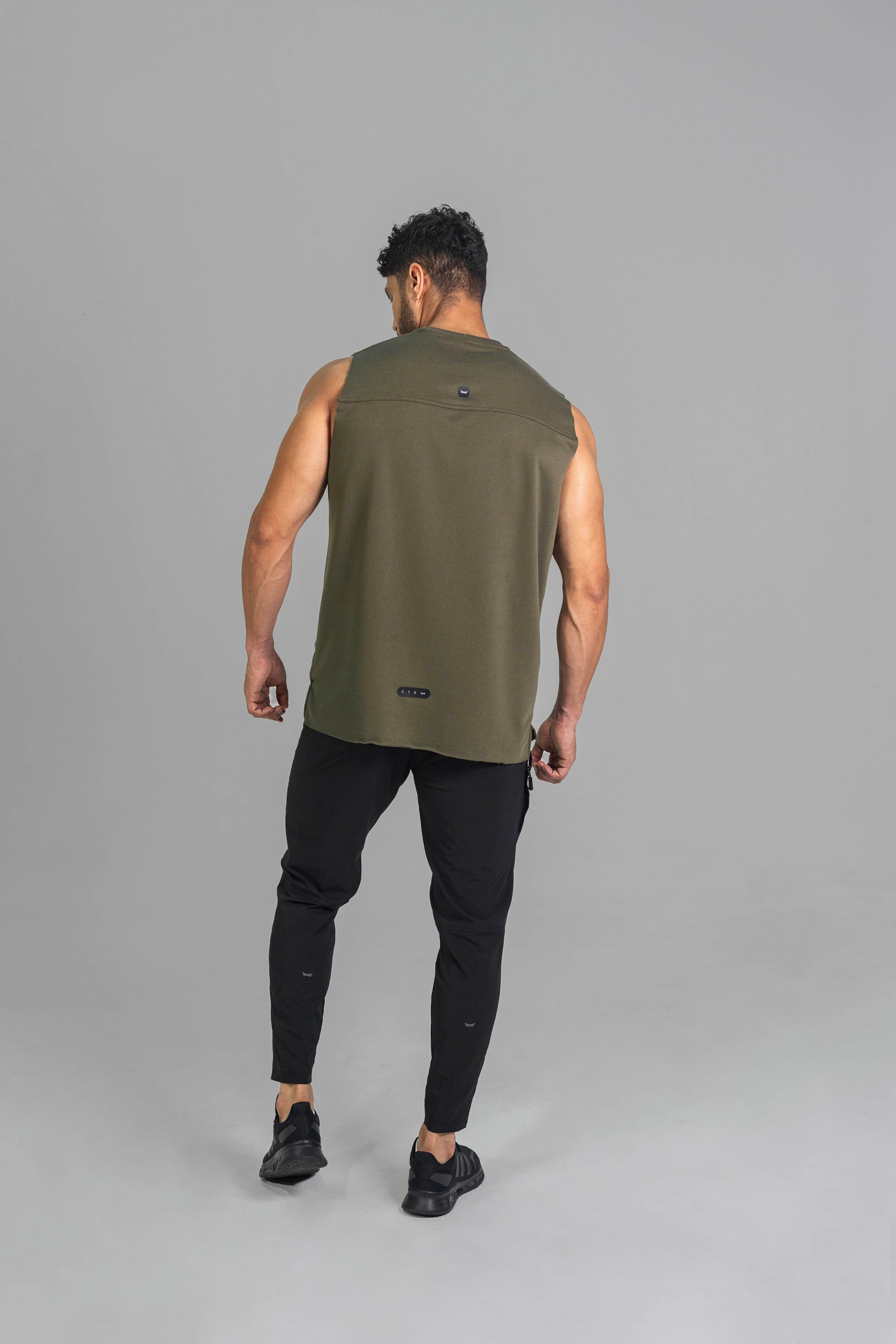 Training Muscle CutOff - Army Green
