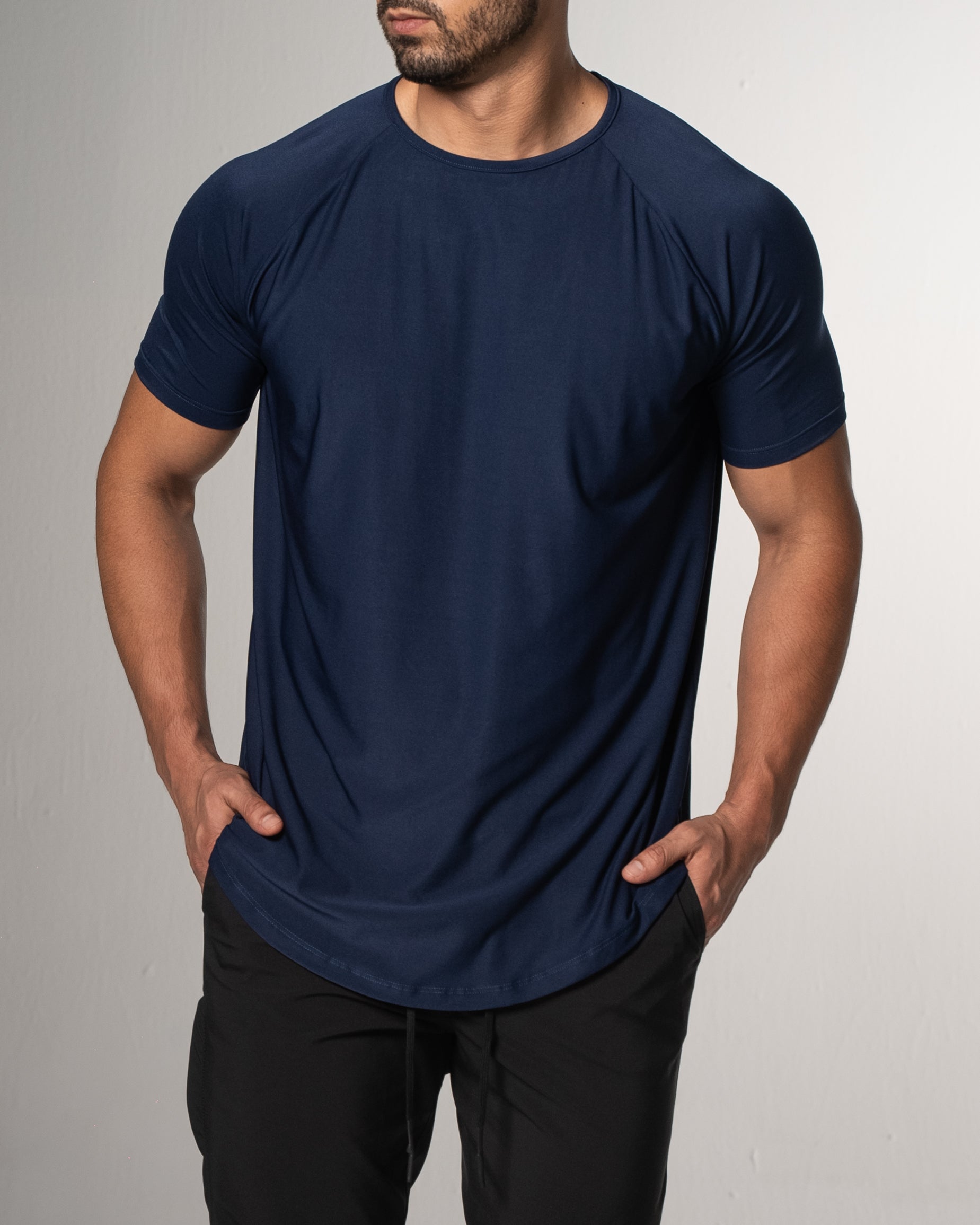 Training Sport Tee - Navy Blue