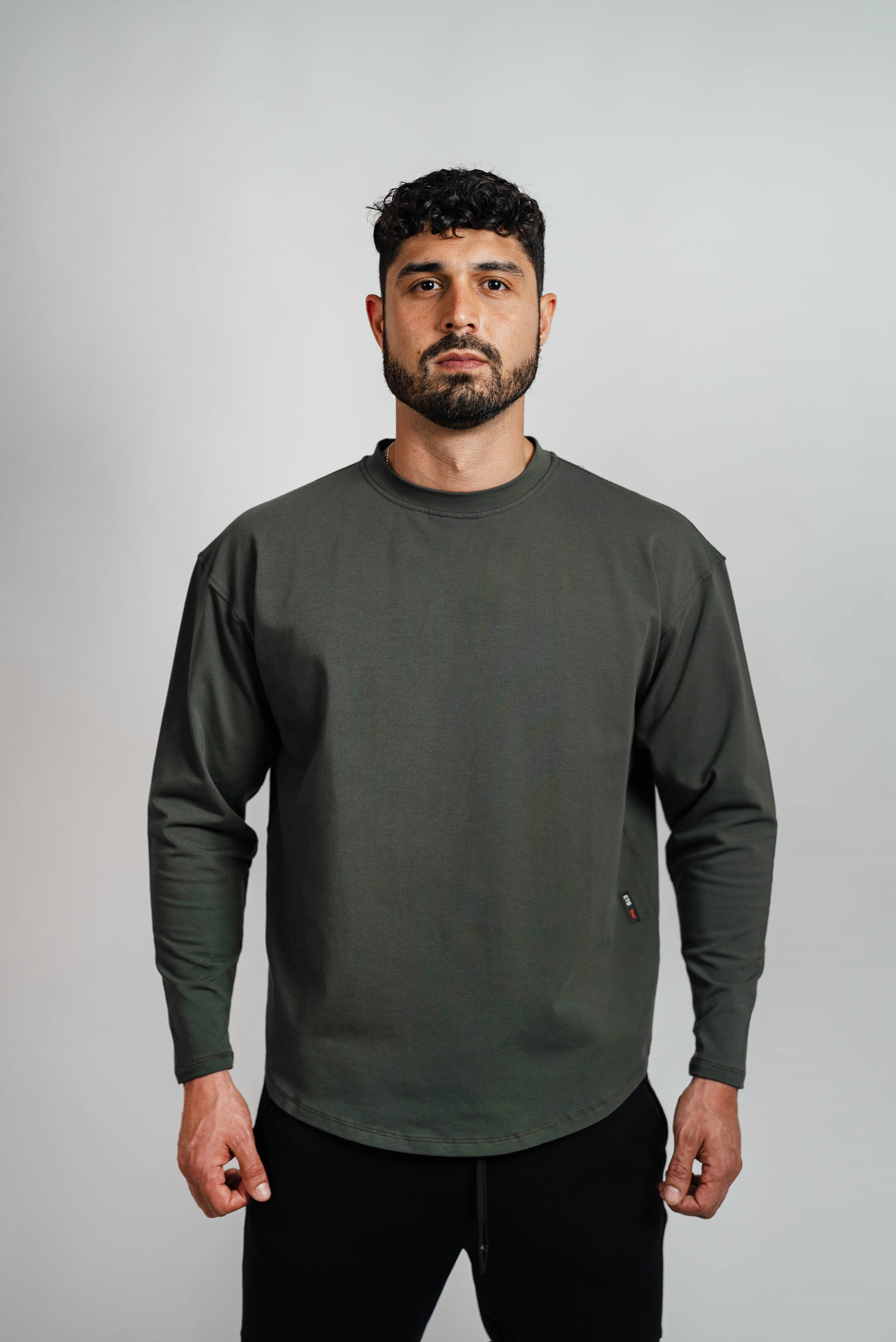 Heavy Long Sleeve 270 GSM - Army Green