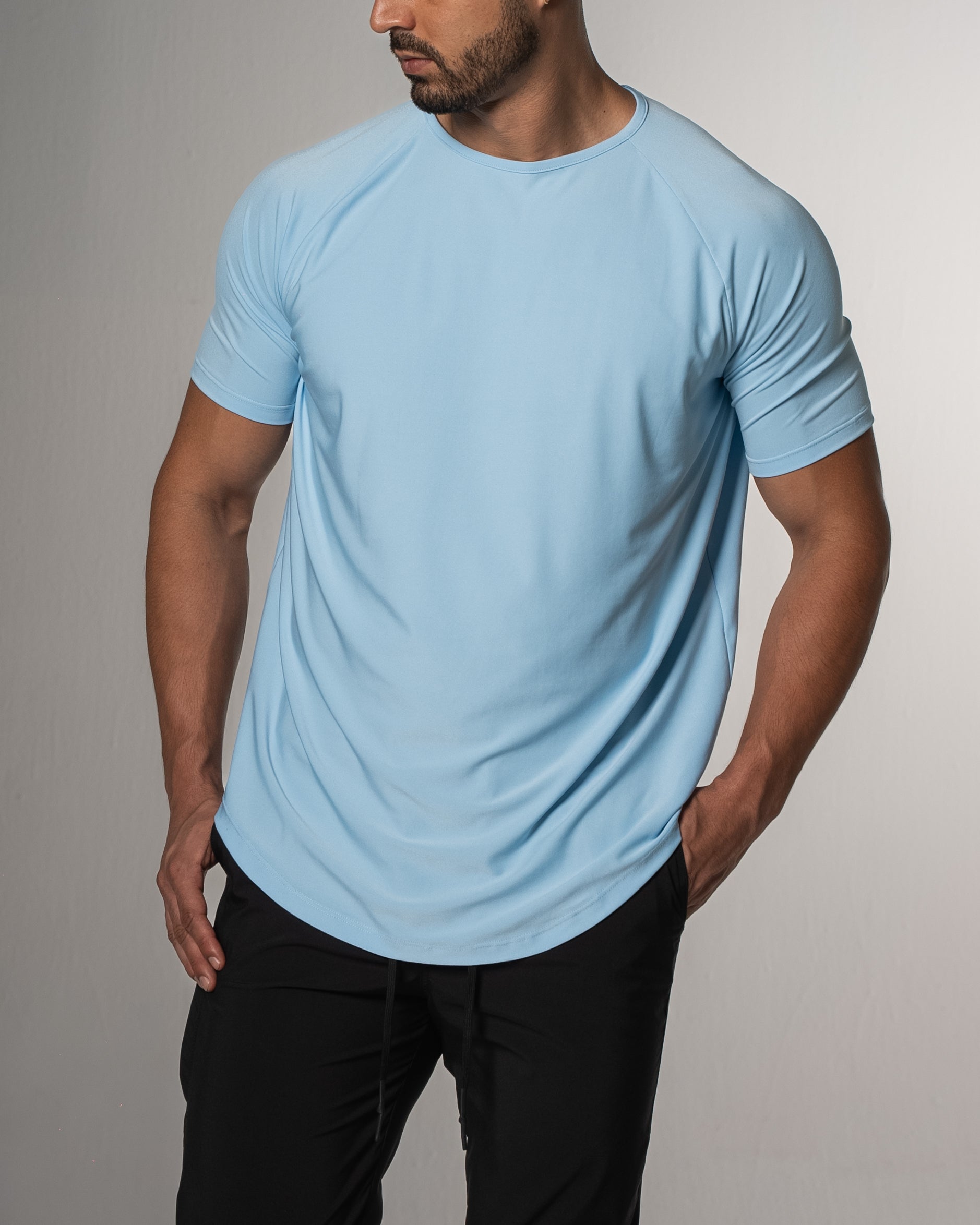 Training Sport Tee Icon - Sky Blue
