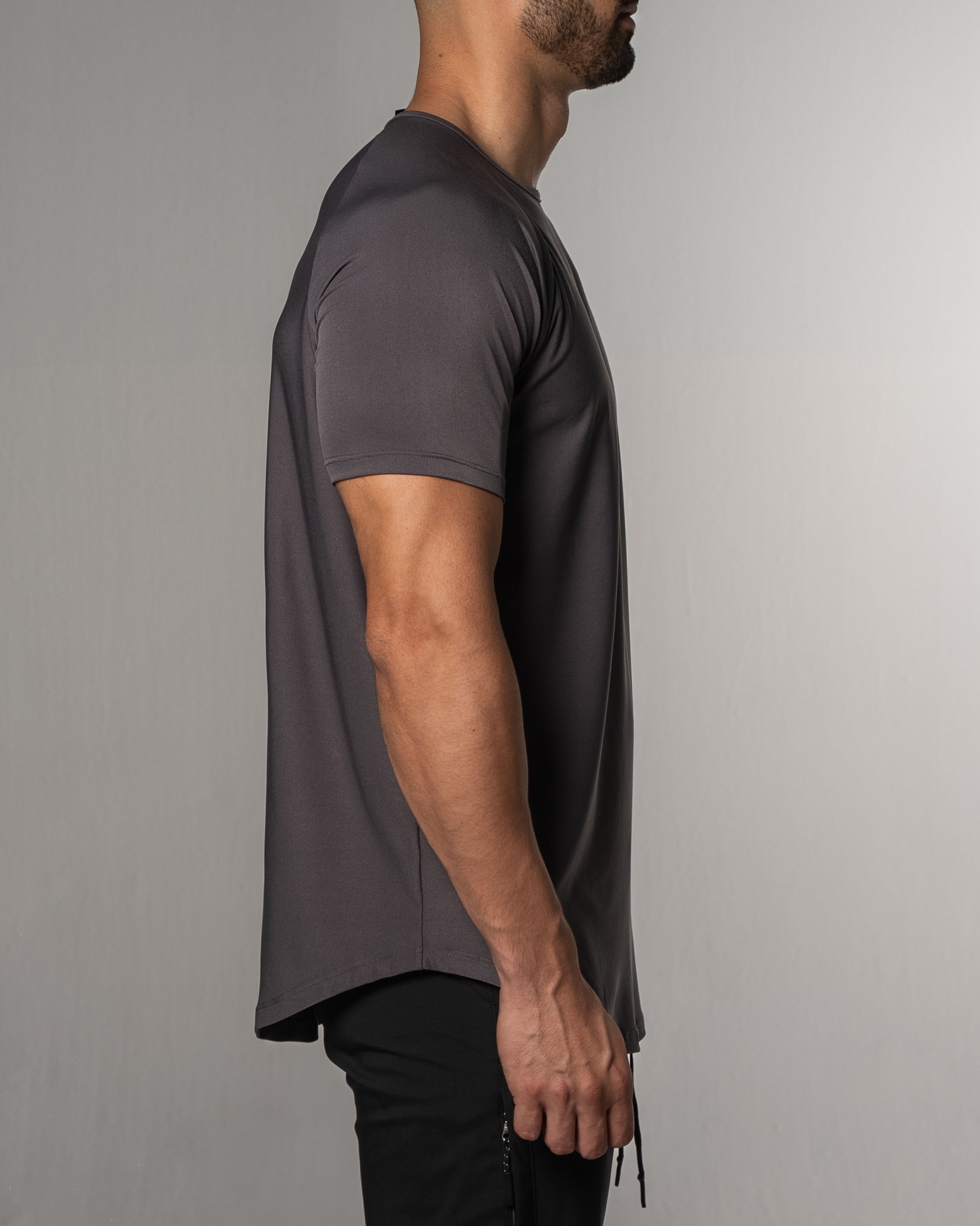 Training Sport Tee Icon - Oxford Gray