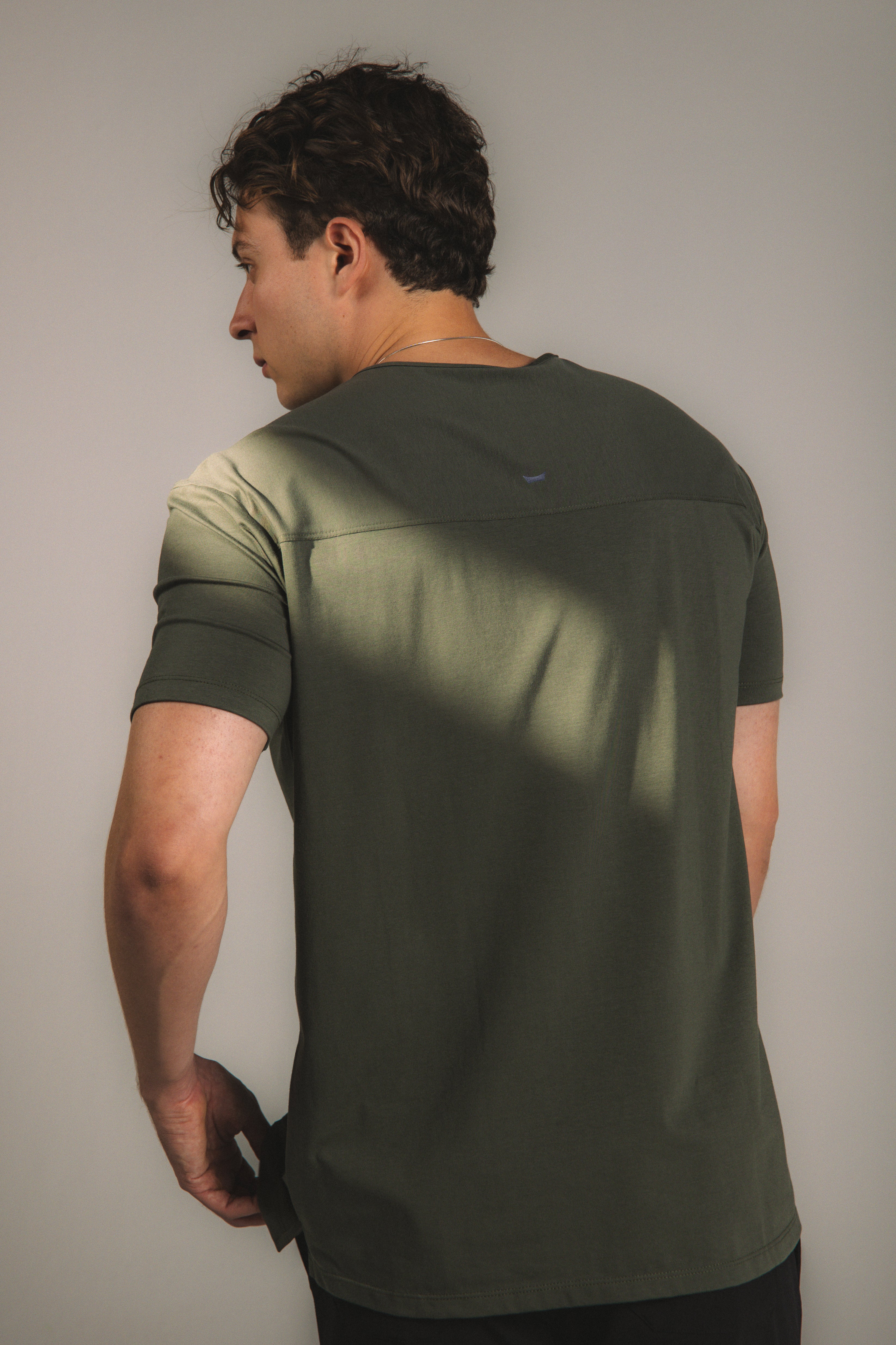 Ultra Soft Relax Tee - Olive Green