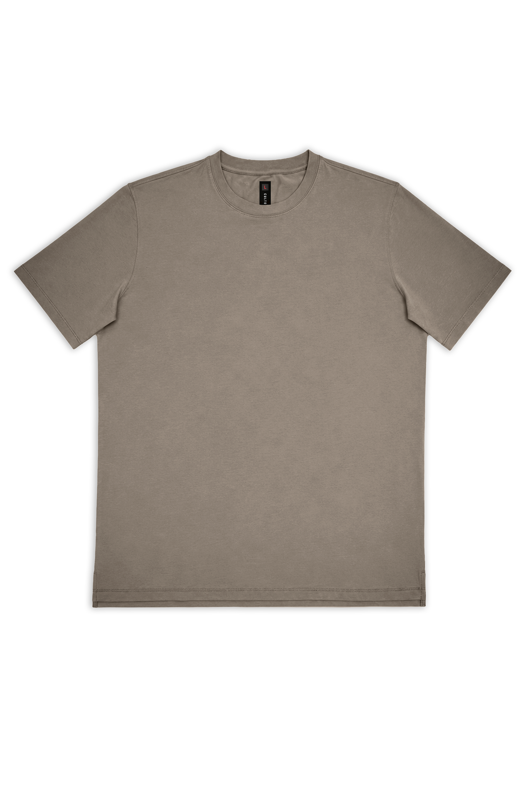 Lyocell Essential Tee - Taupe