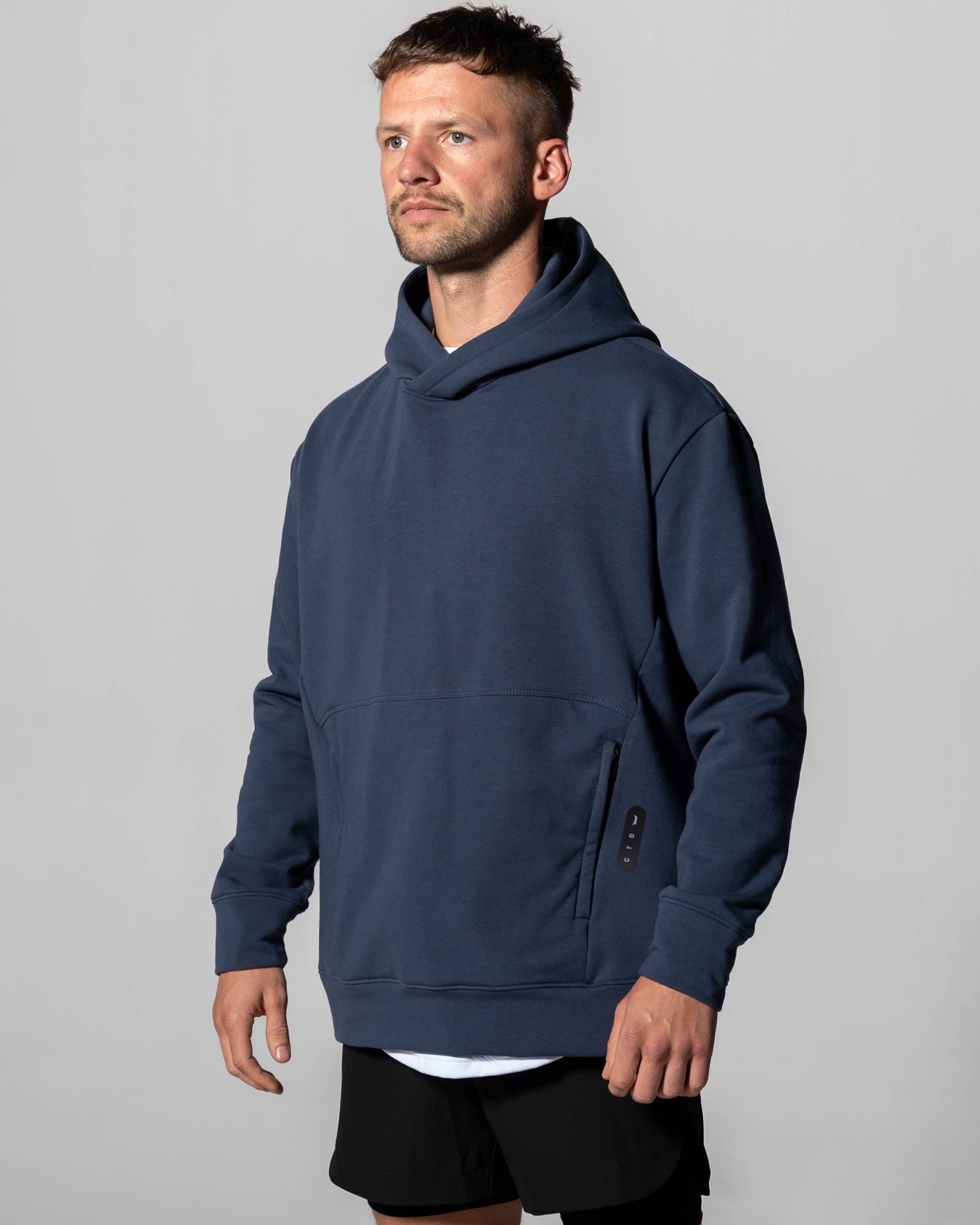 Pump Cover Hoodie - Blue Shadow