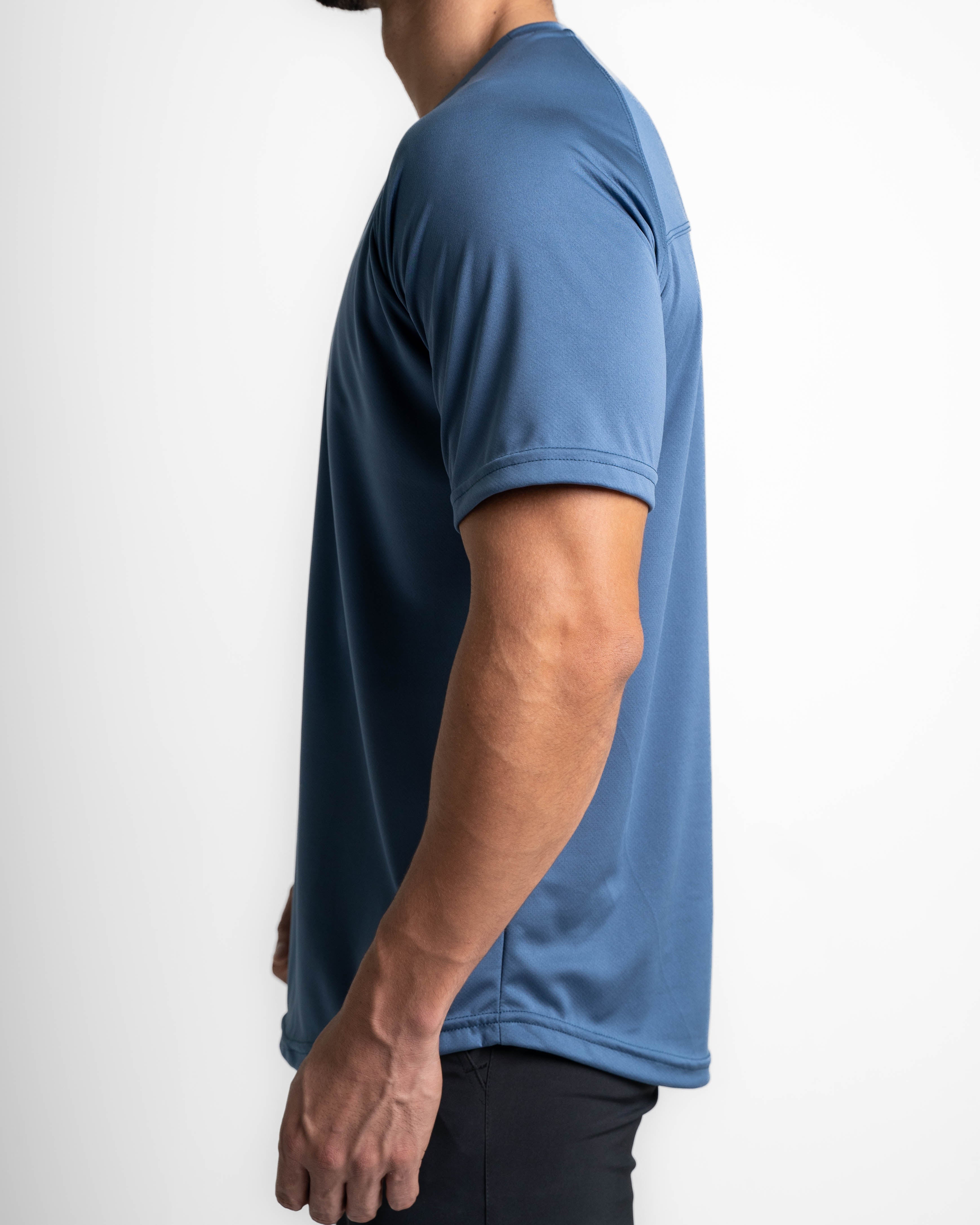 Hydro Training Tee - Stone Blue