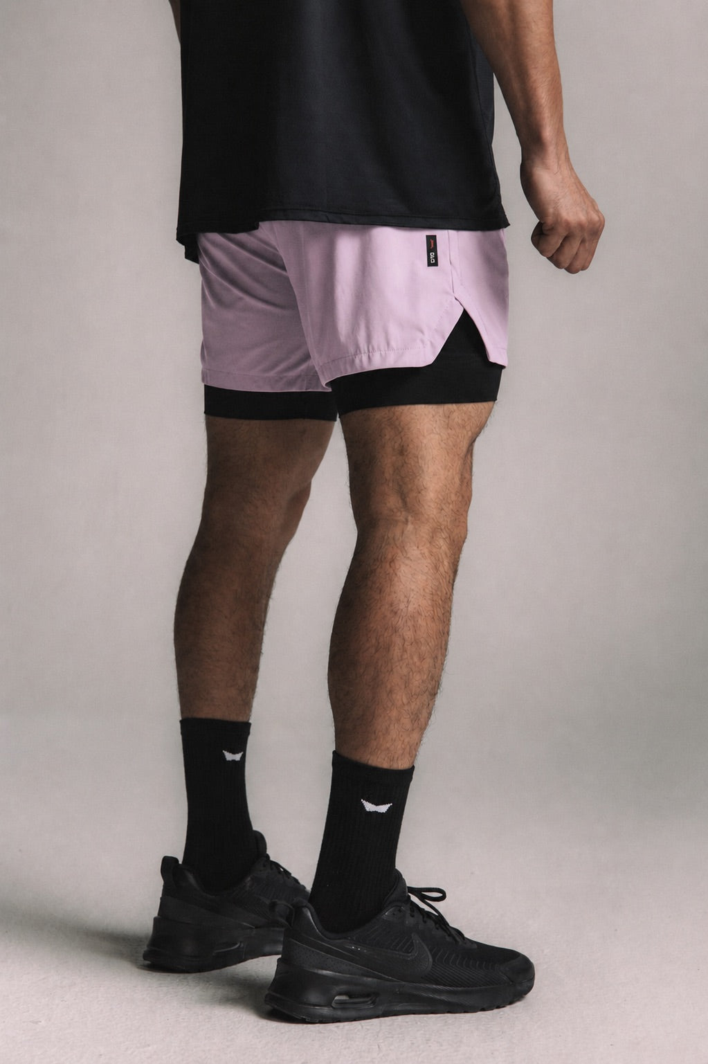 Core-Vent Liner Short - Purple Gray