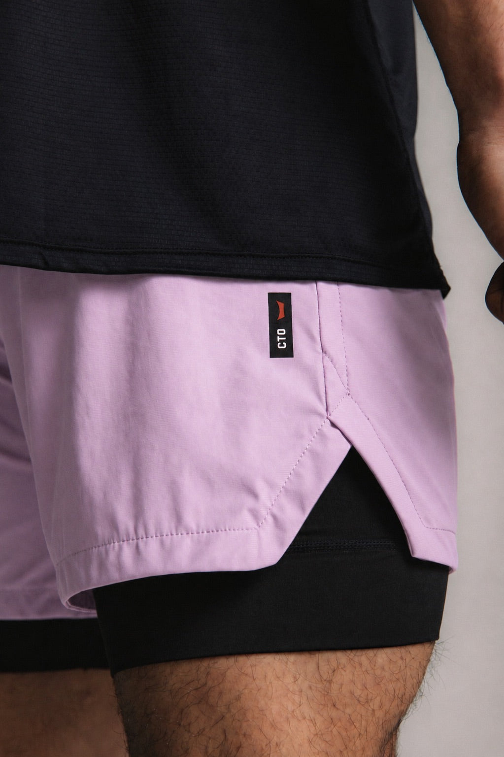 Core-Vent Liner Short - Purple Gray