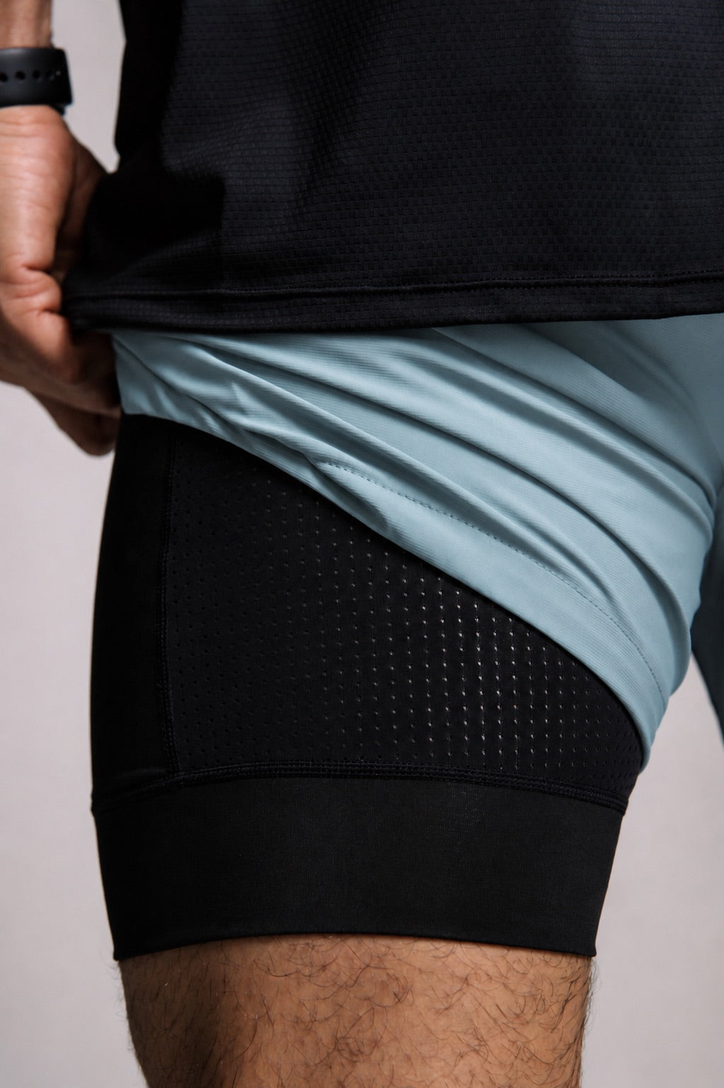 Core-Vent Liner Short - Light Blue