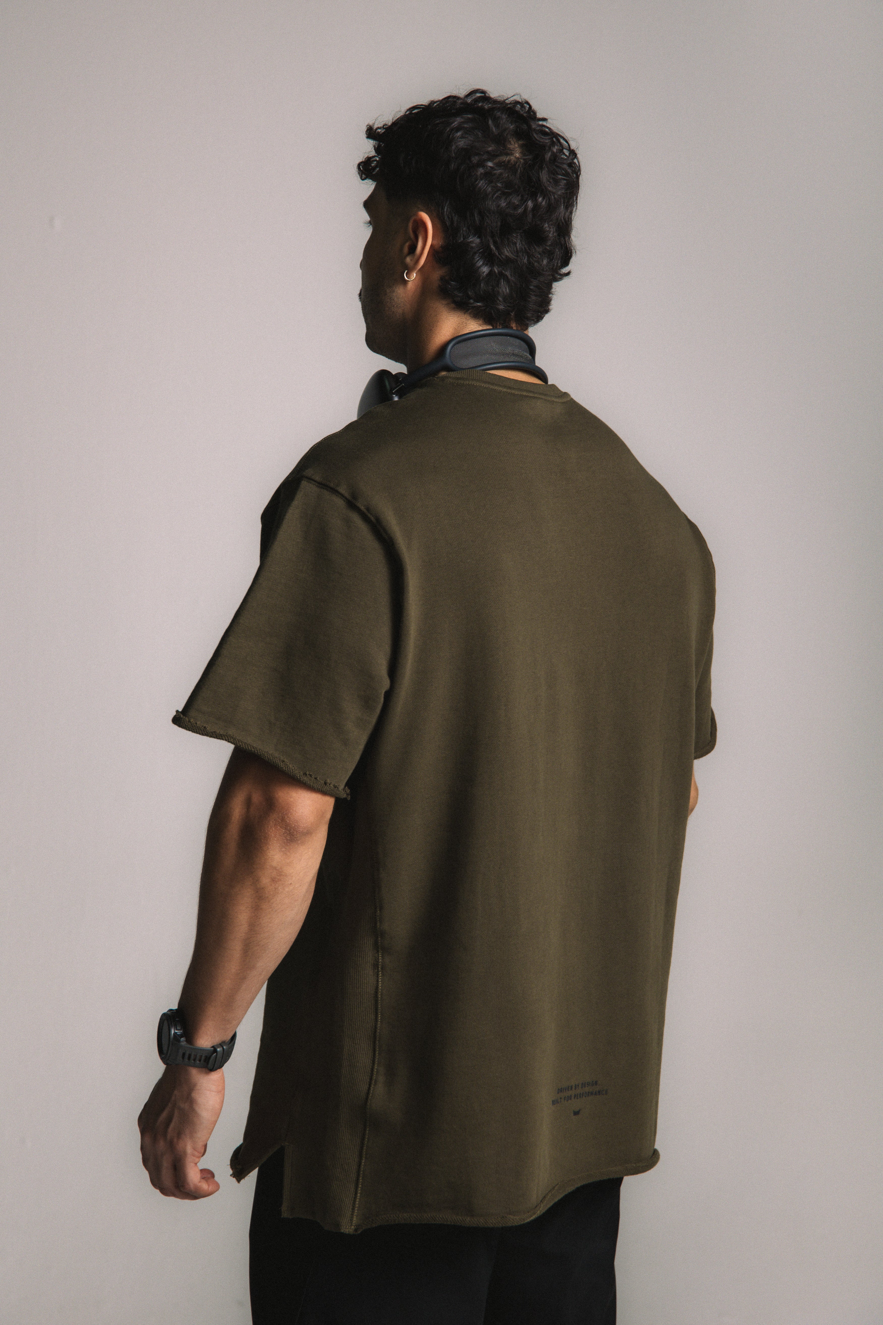 NeoTerra Oversized Tee - Army Green