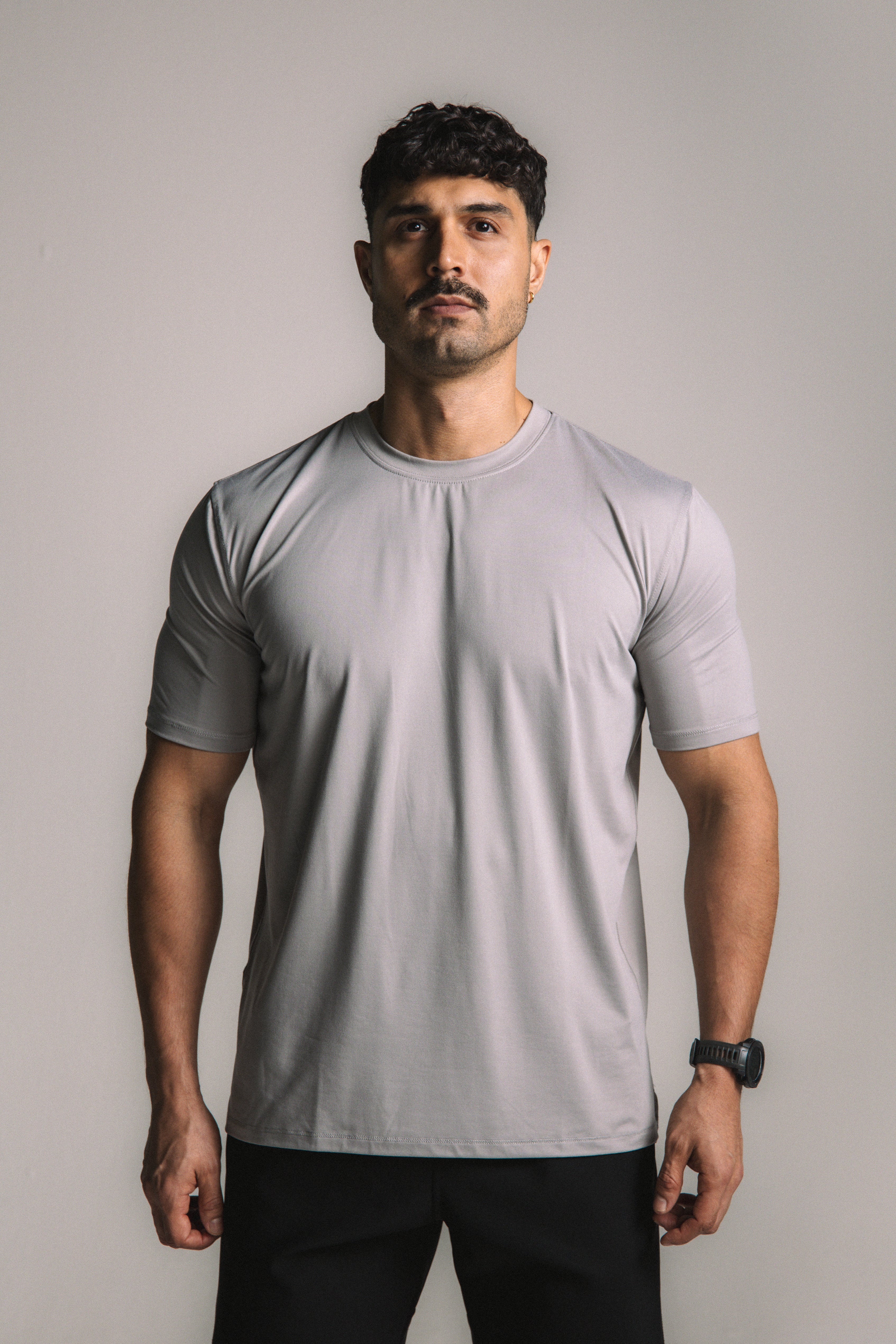 OmniSoft Essential Tee - Light Gray