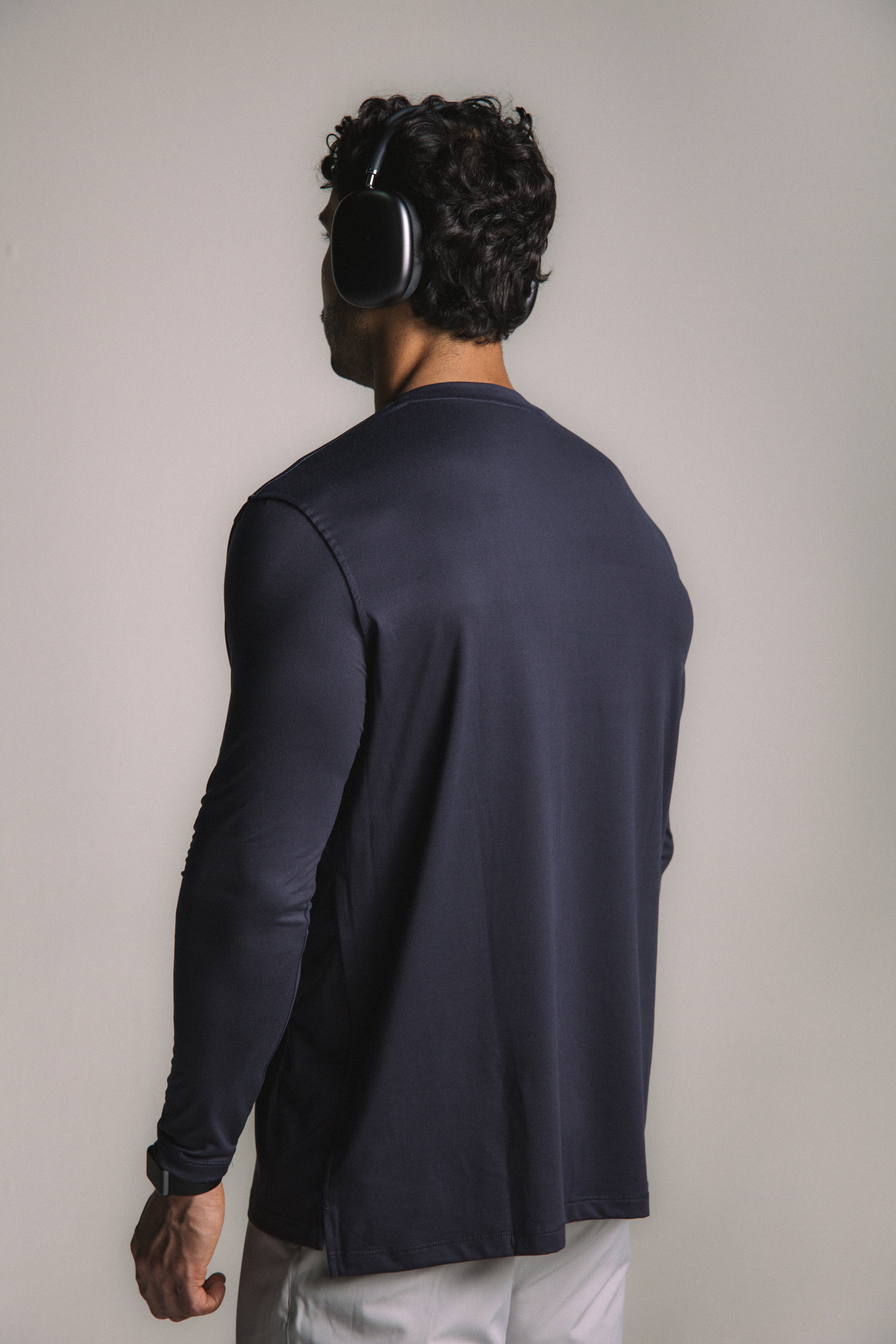 OmniSoft Essential Long Sleeve - Navy Blue