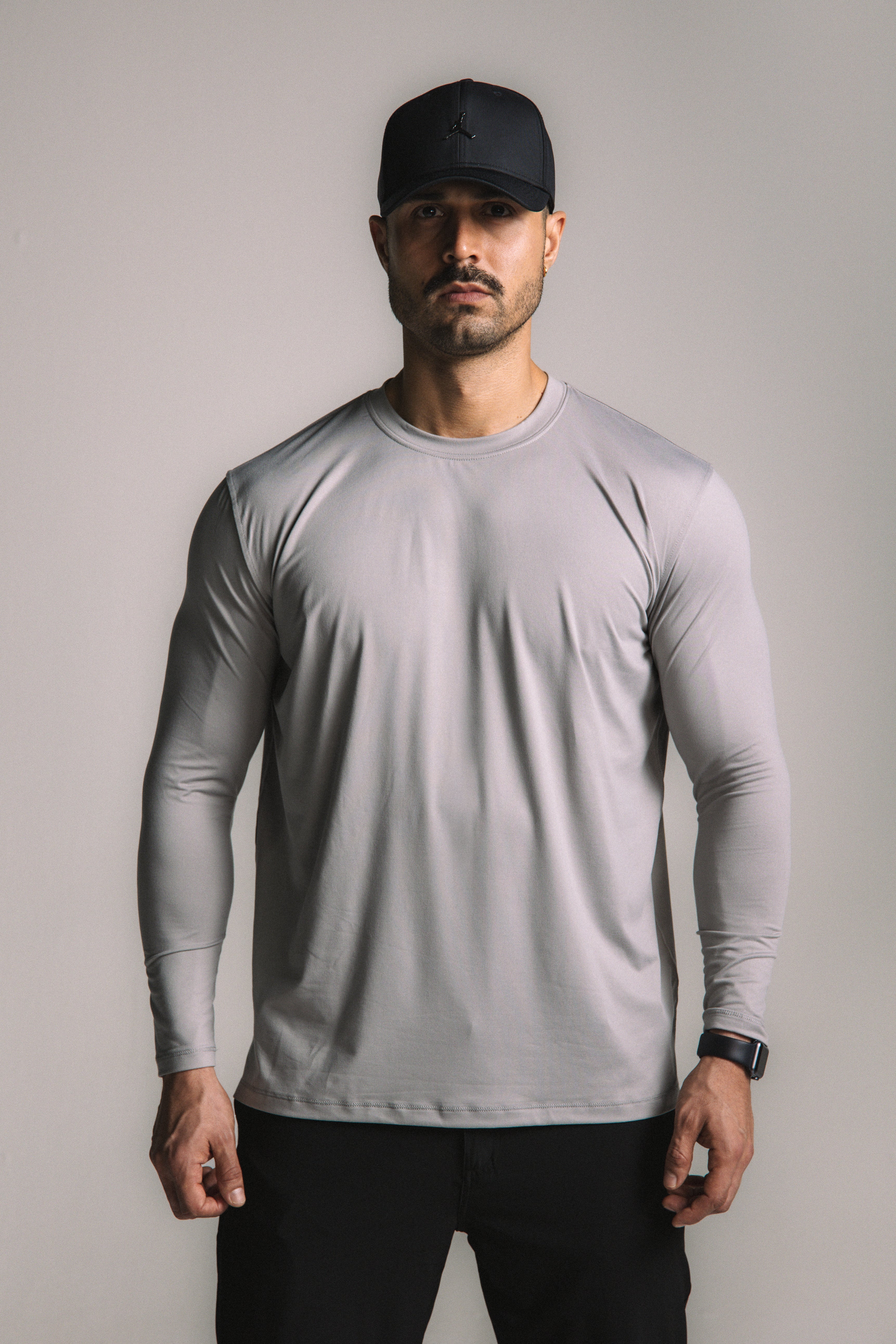 OmniSoft Essential Long Sleeve - Light Gray