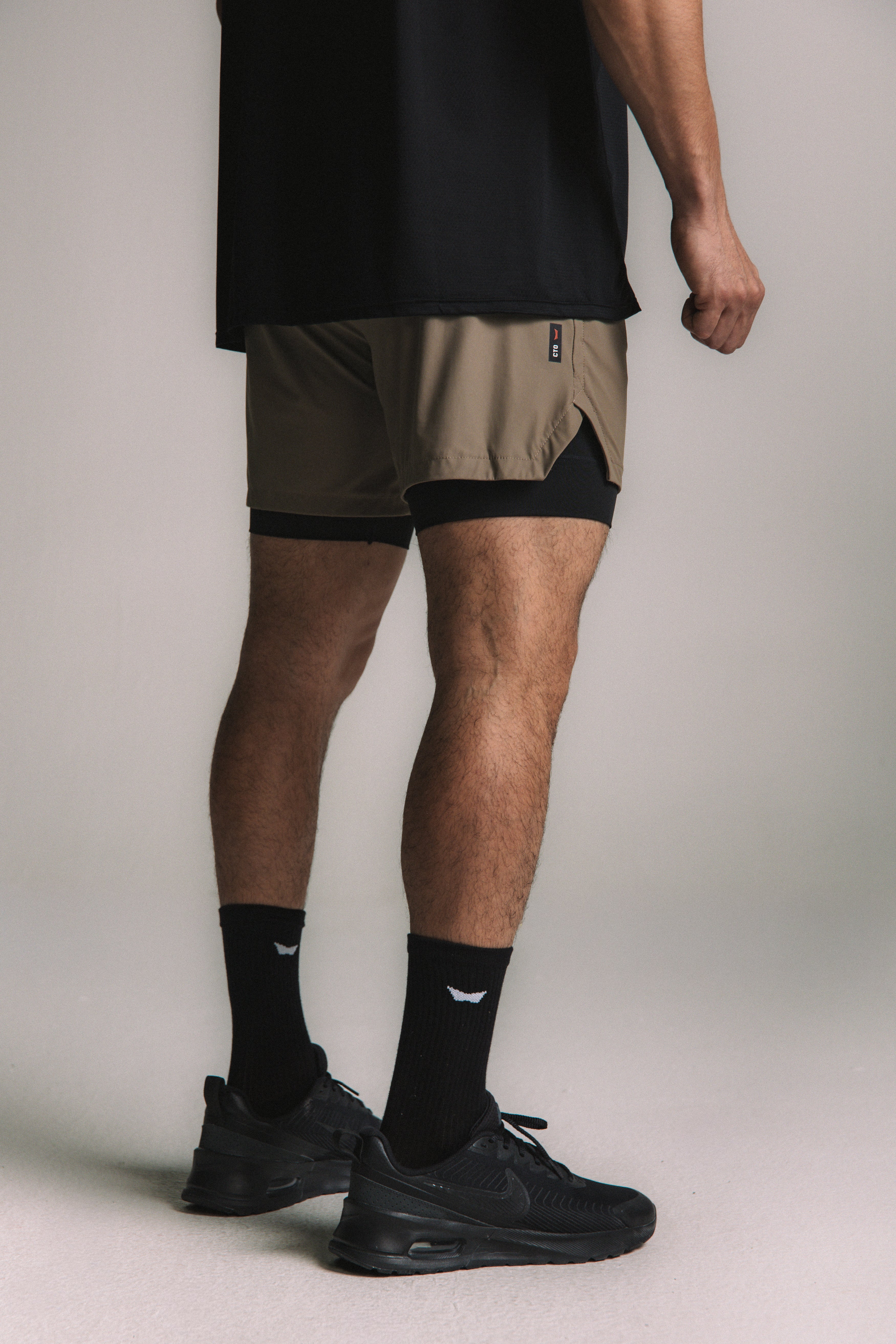 Core-Vent Liner Short - Brown