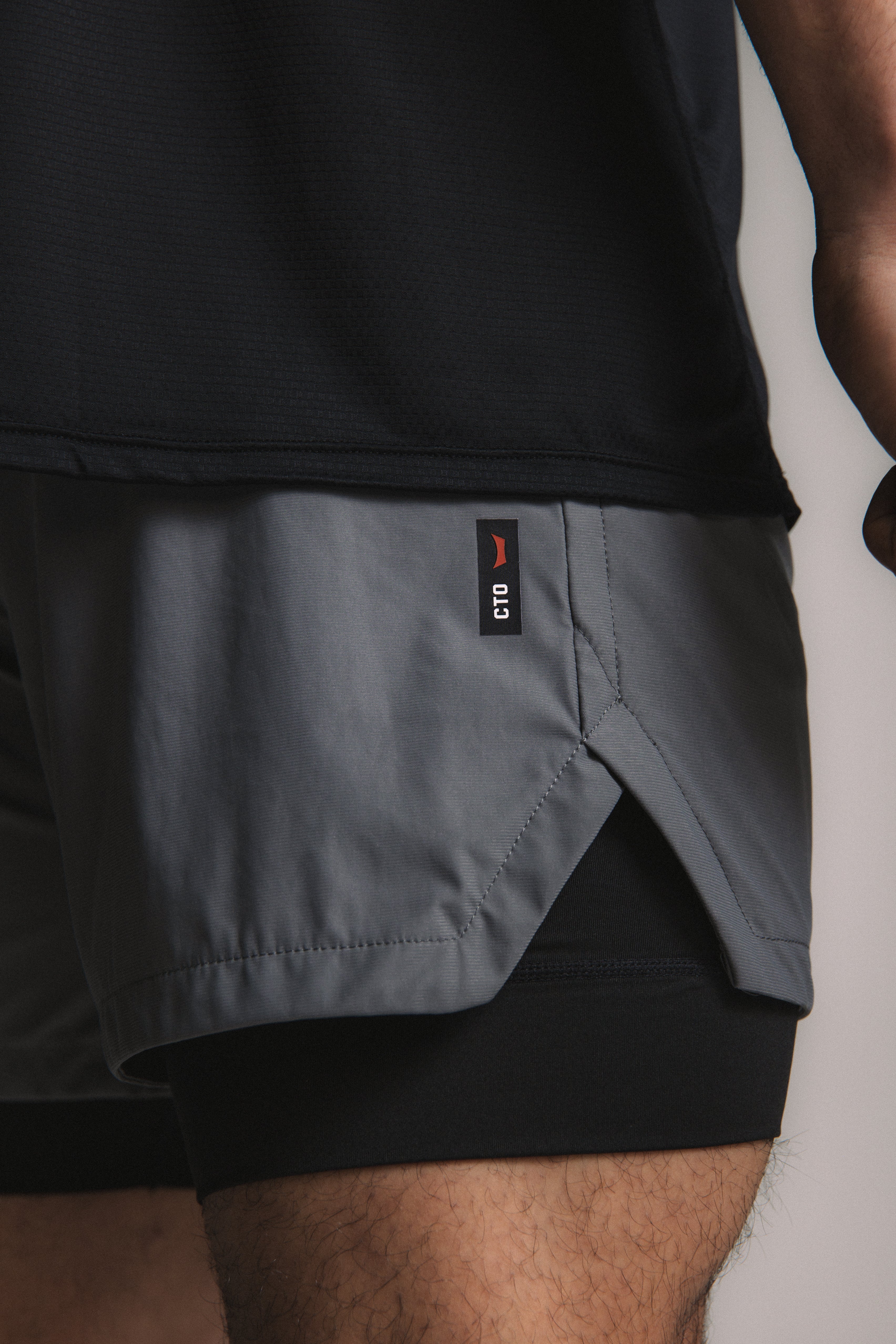 Core-Vent Liner Short - Steel Gray