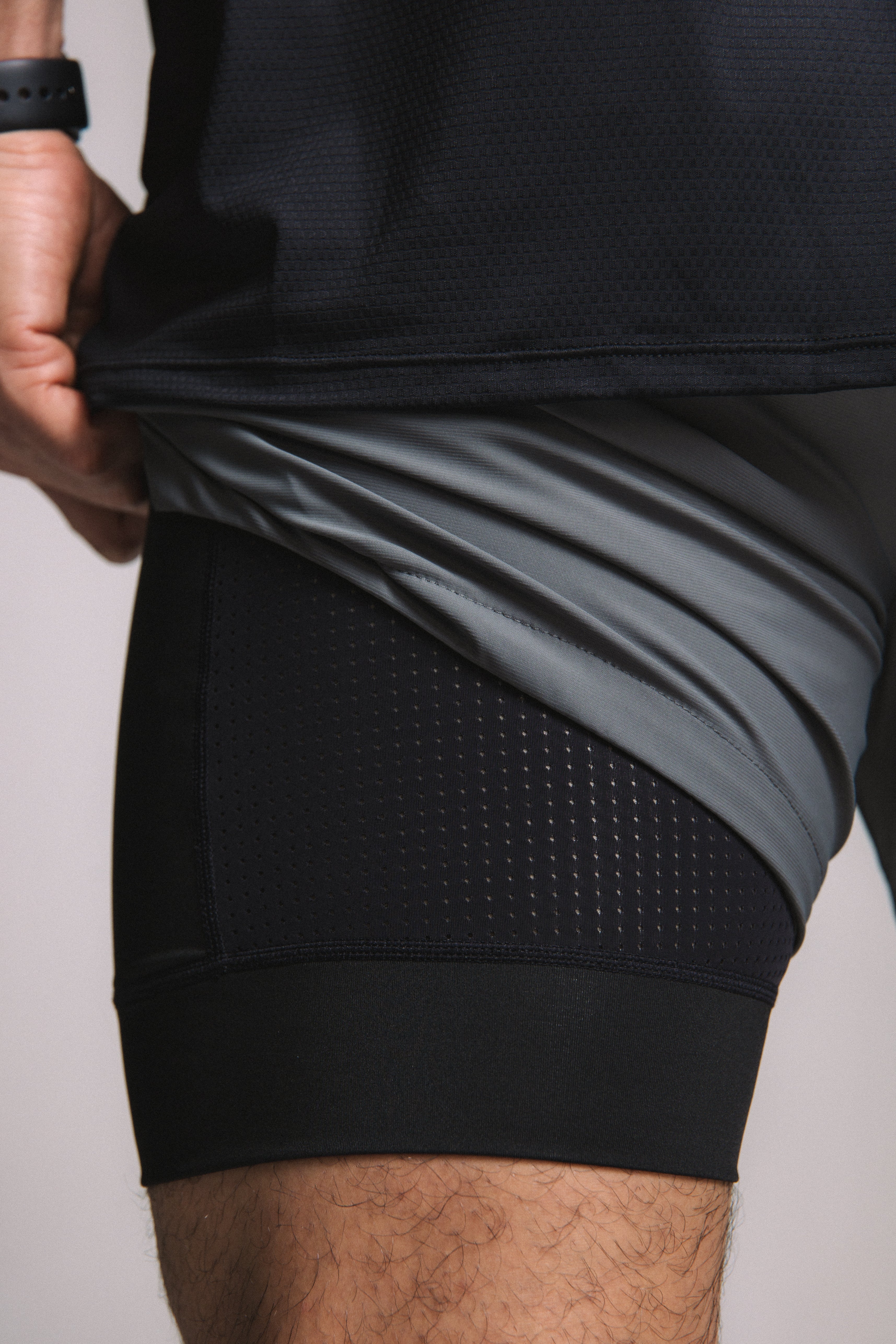 Core-Vent Liner Short - Steel Gray