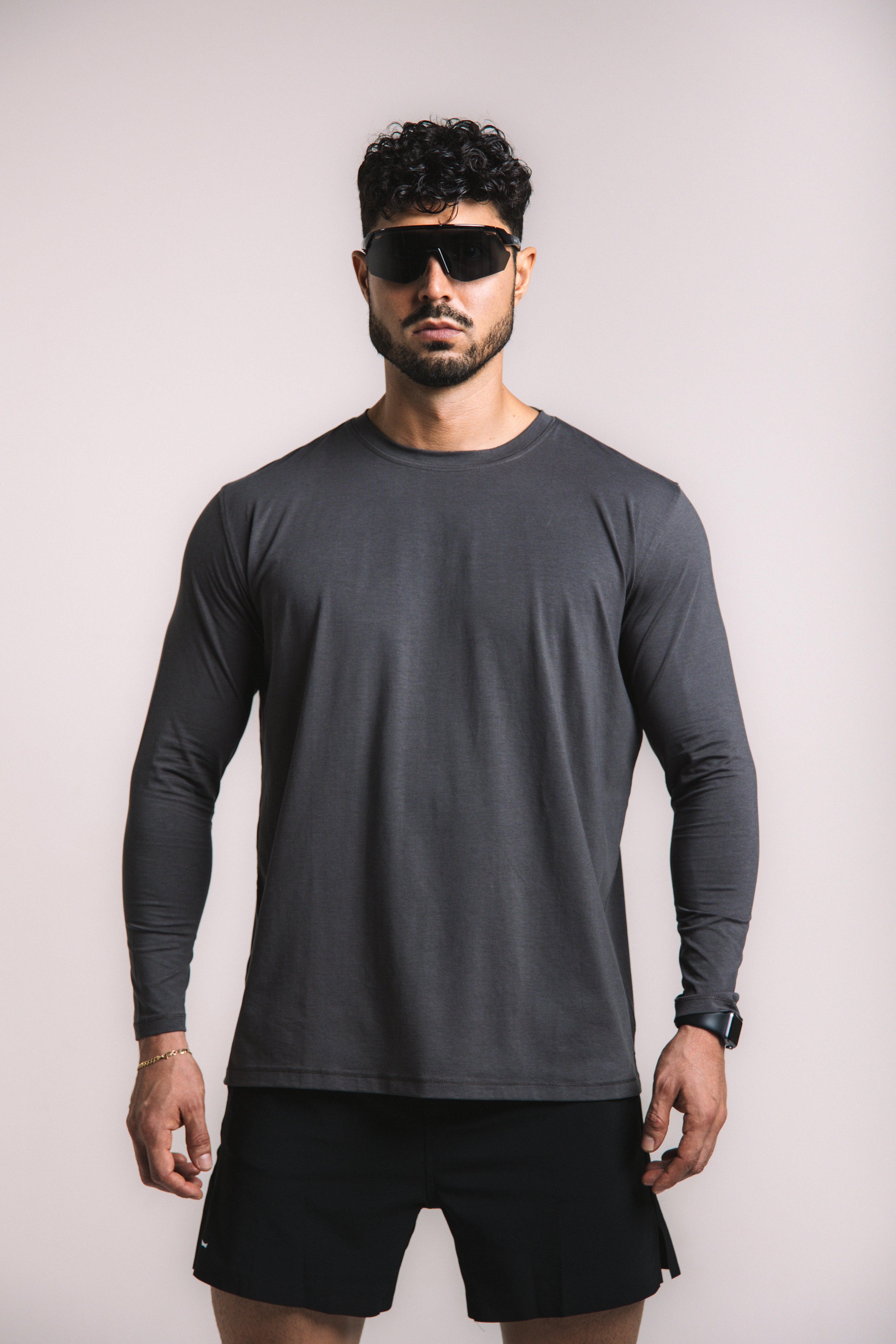 Lyocell Essential Long Sleeve - Dark Gray