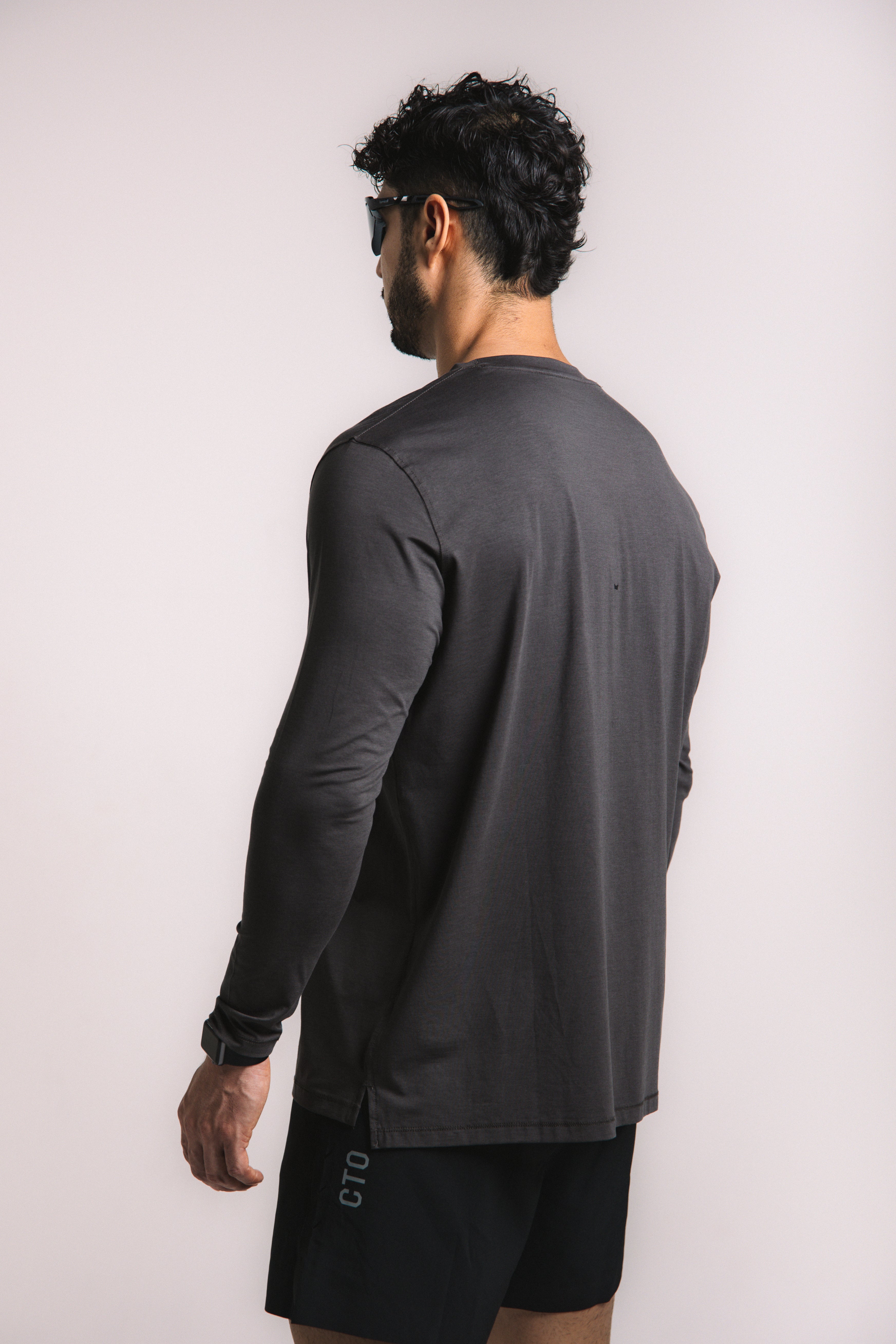 Lyocell Essential Long Sleeve - Dark Gray