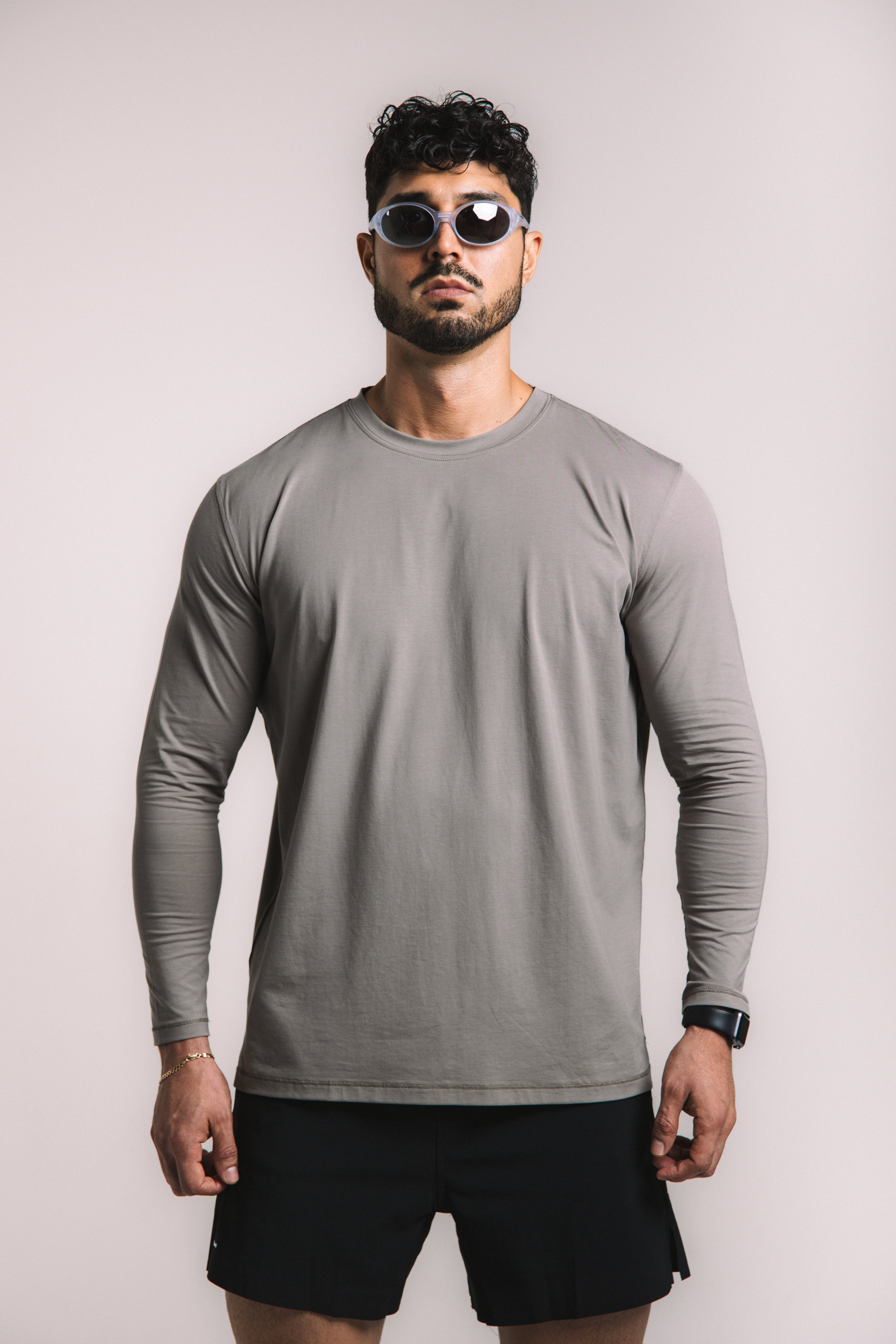 Lyocell Essential Long Sleeve - Taupe