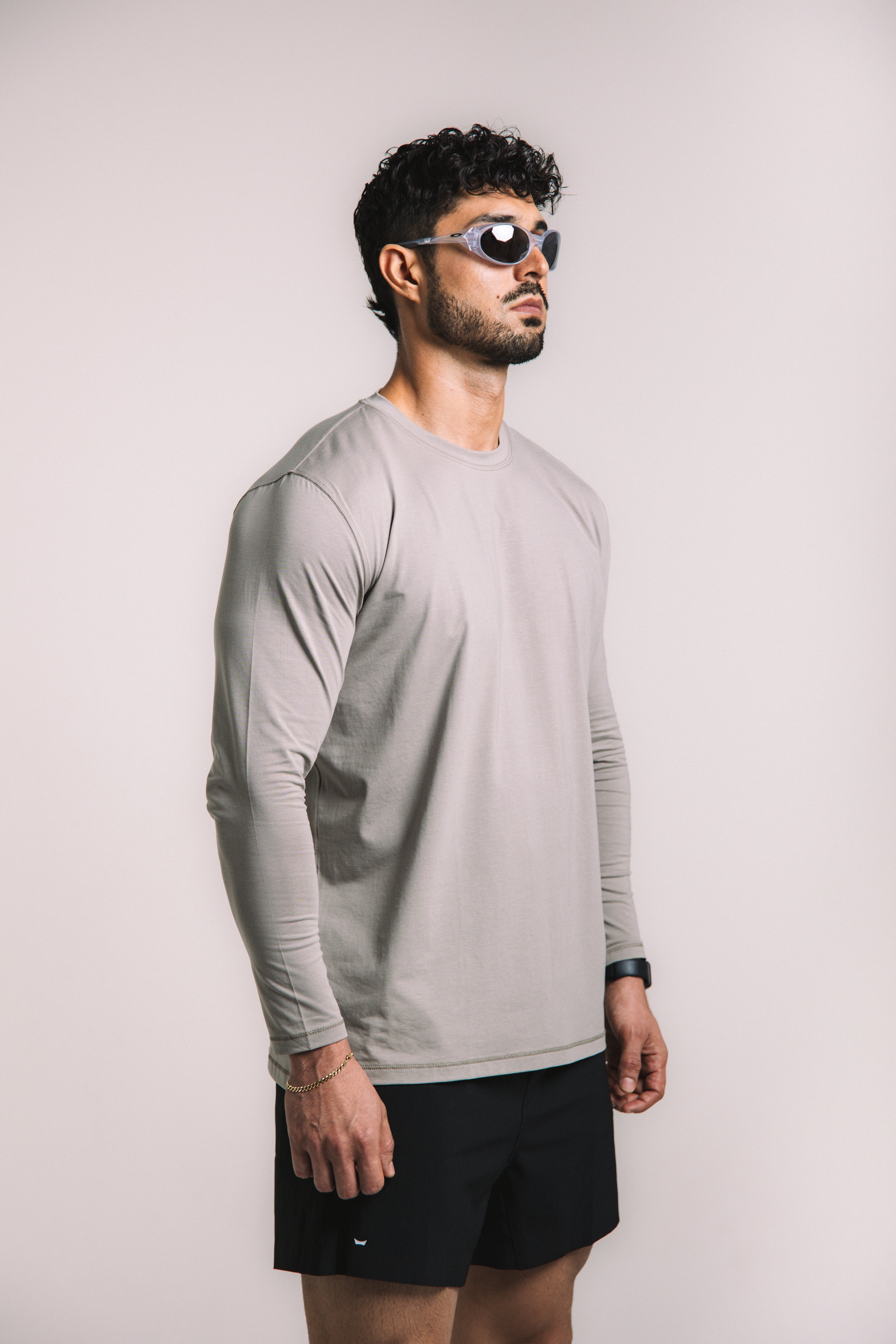 Lyocell Essential Long Sleeve - Taupe