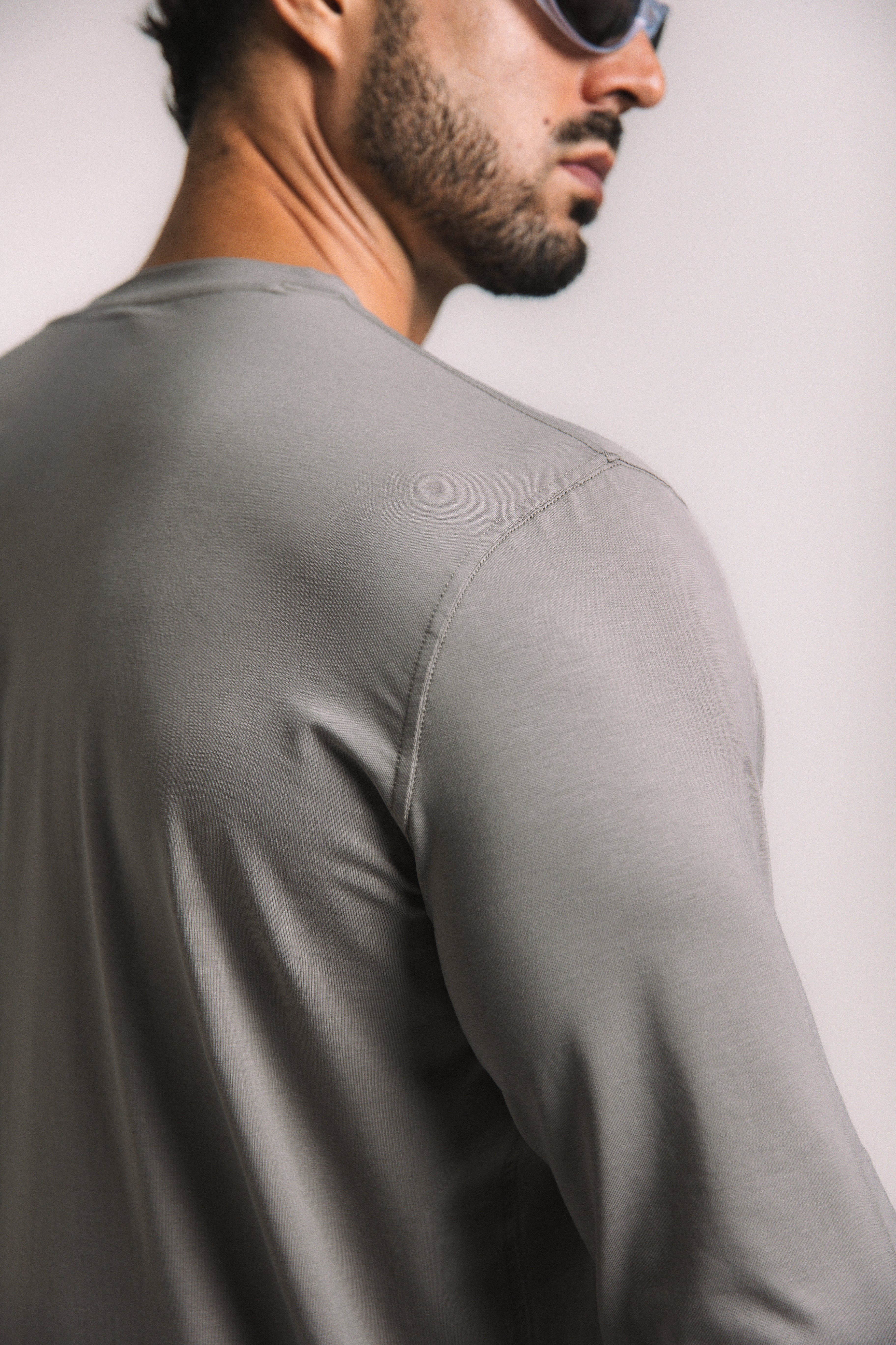 Lyocell Essential Long Sleeve - Taupe