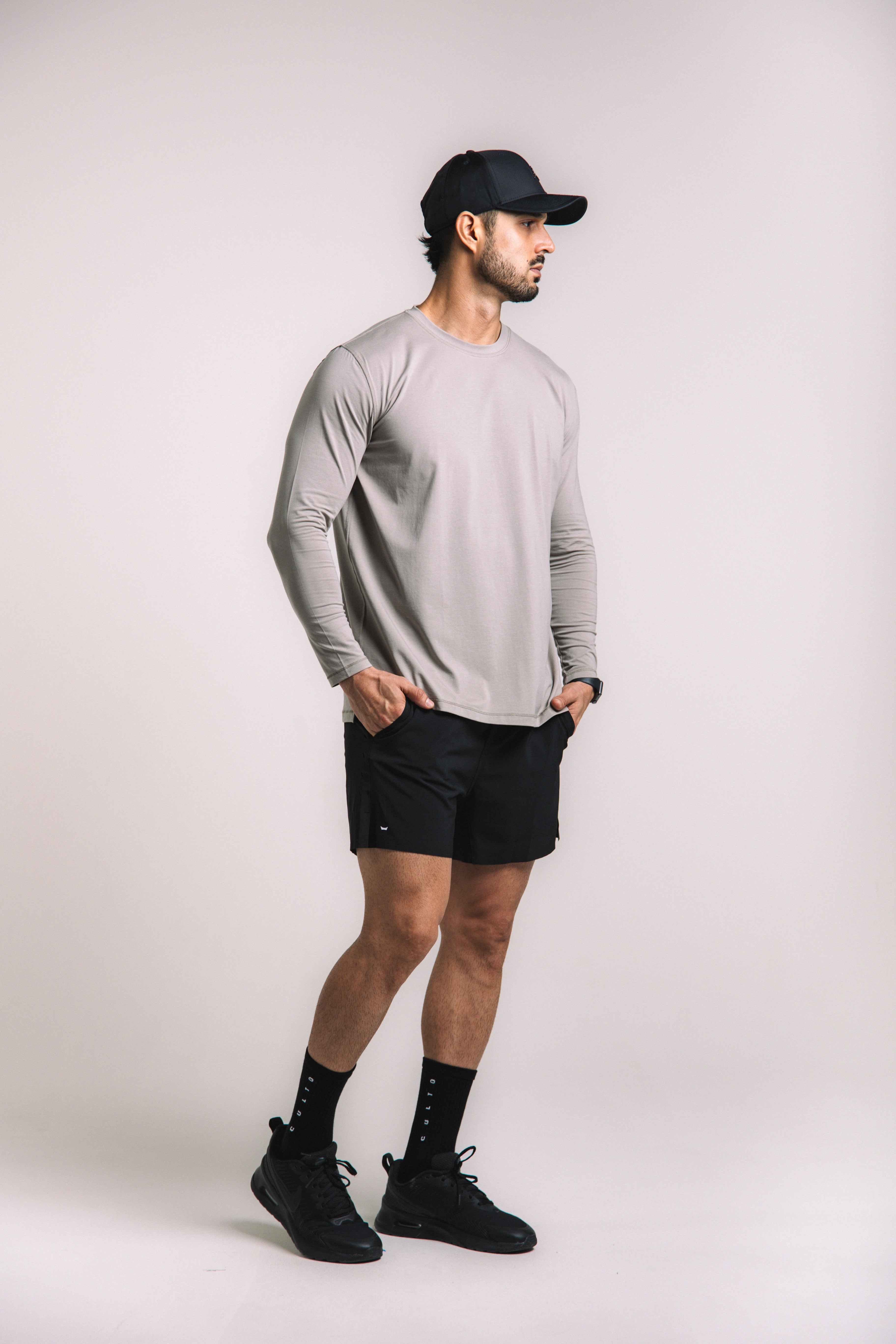 Lyocell Essential Long Sleeve - Taupe