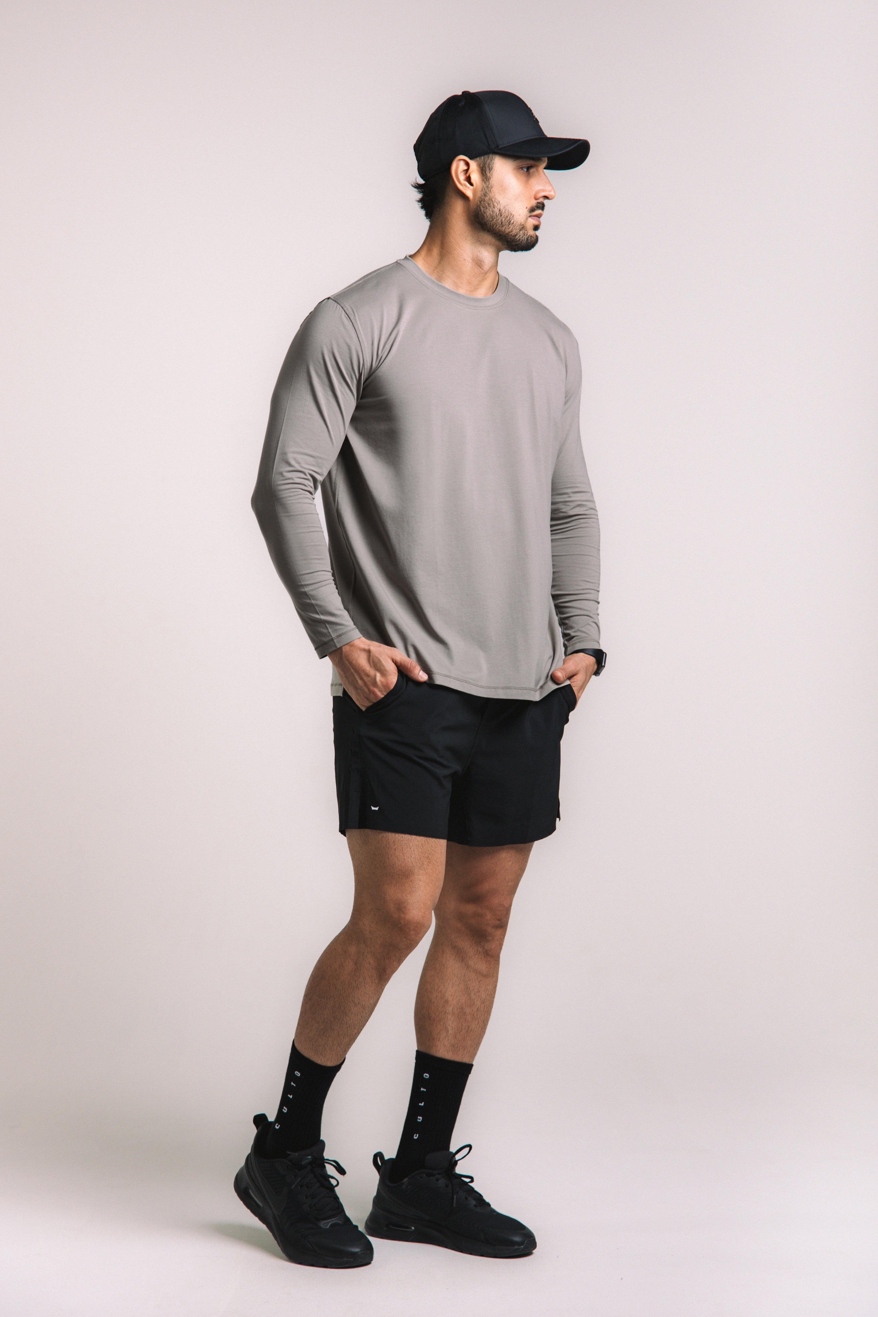 Lyocell Essential Long Sleeve - Taupe