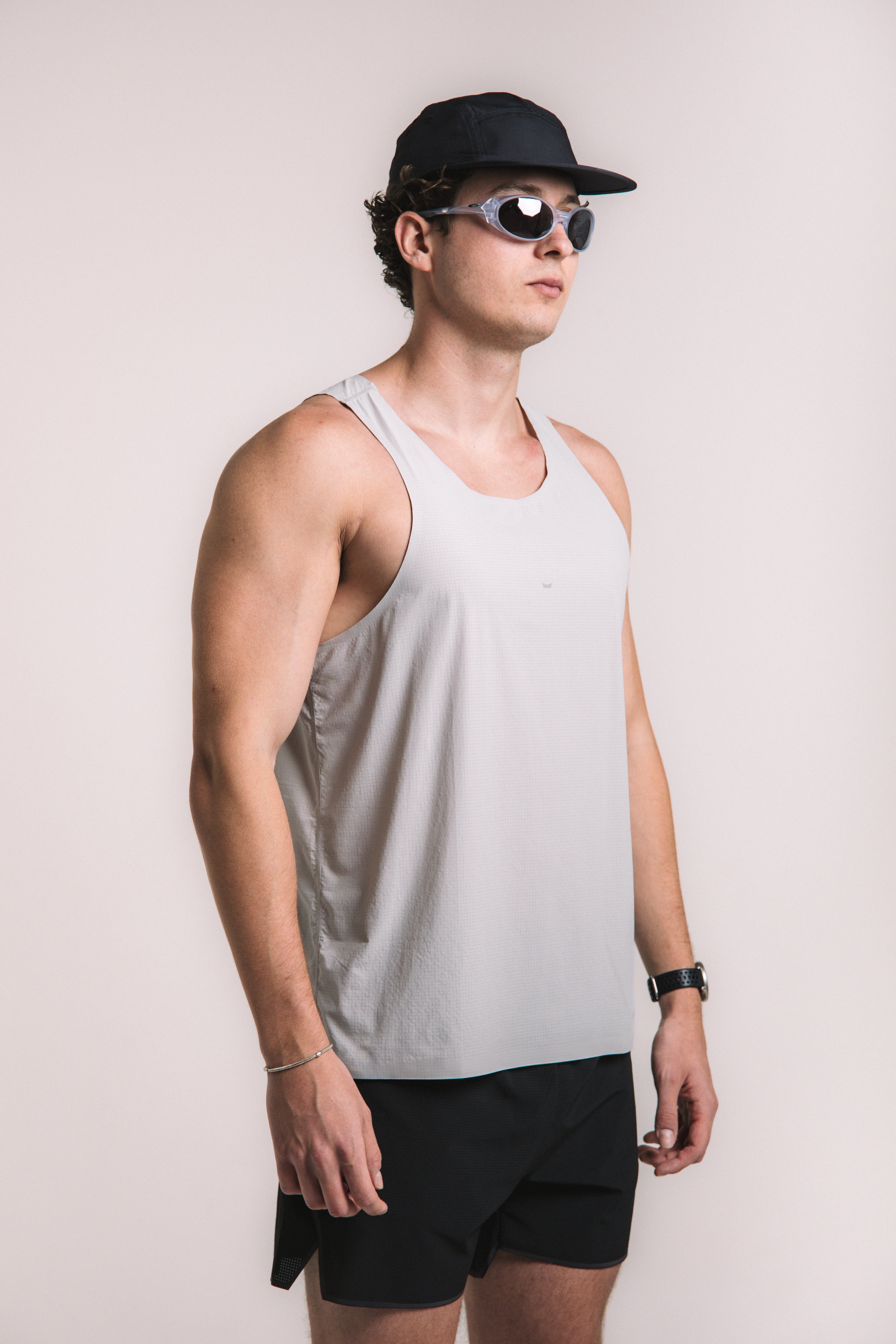 Dryal Technical Singlet - Light Gray