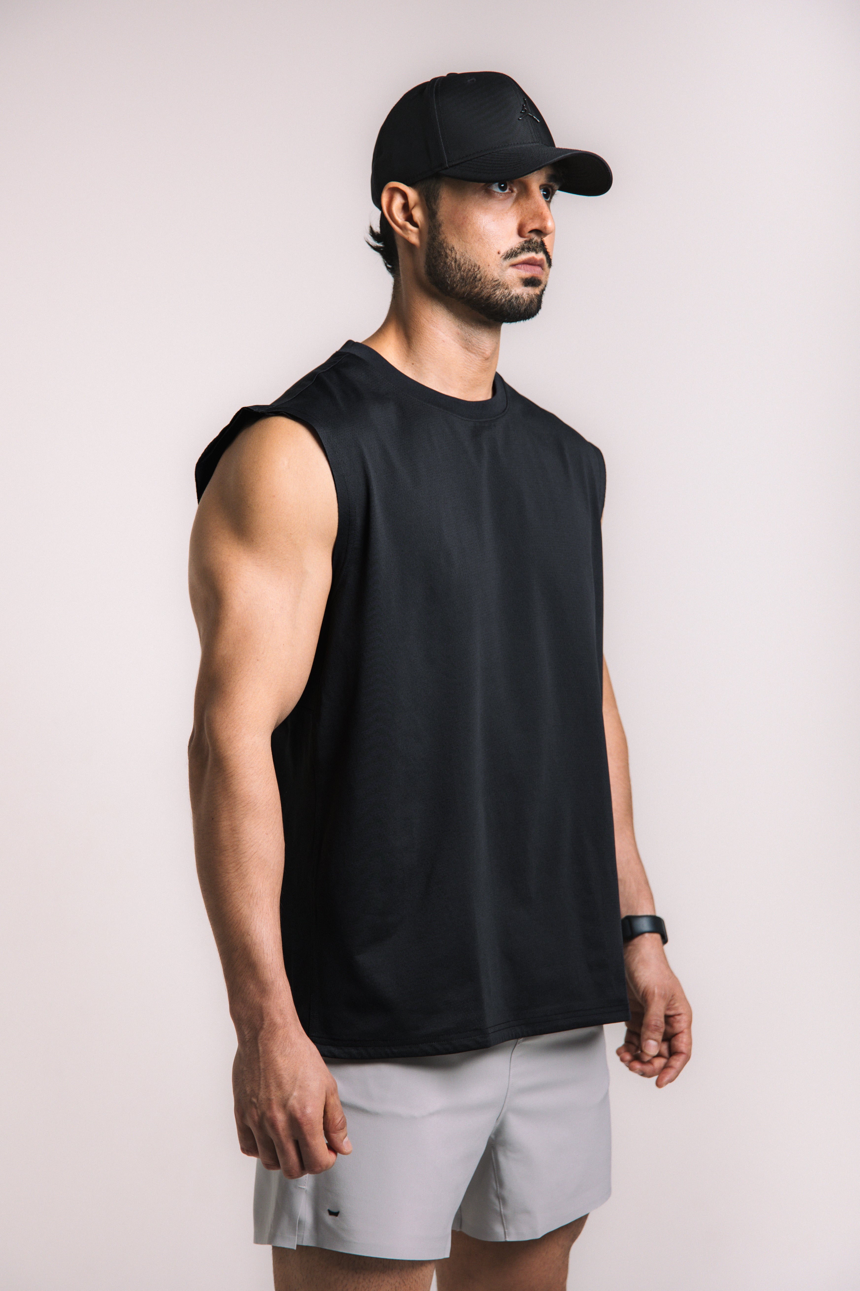 MicroVent Oversized Tank - Black