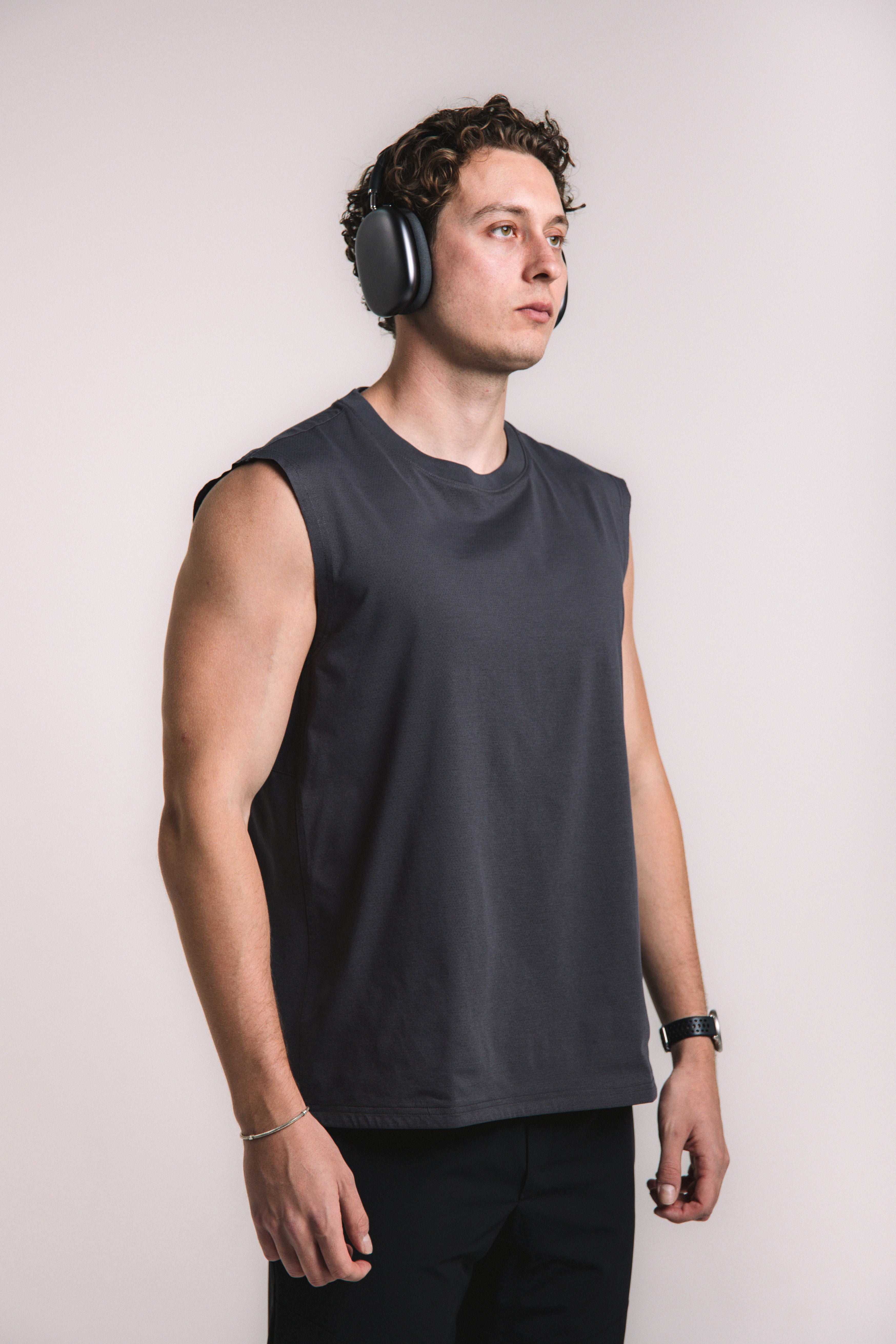 MicroVent Oversized Tank - Dark Gray