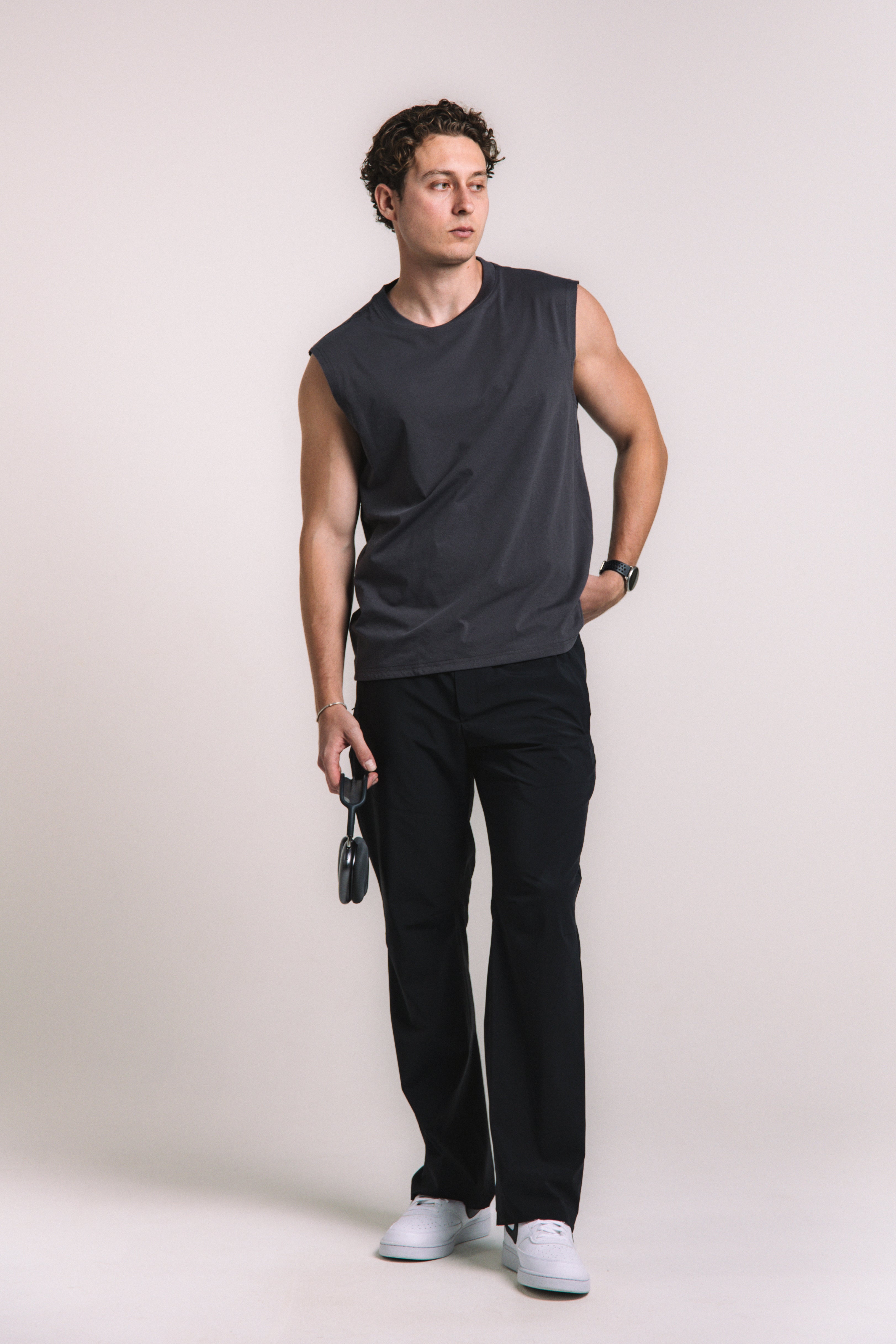 MicroVent Oversized Tank - Dark Gray