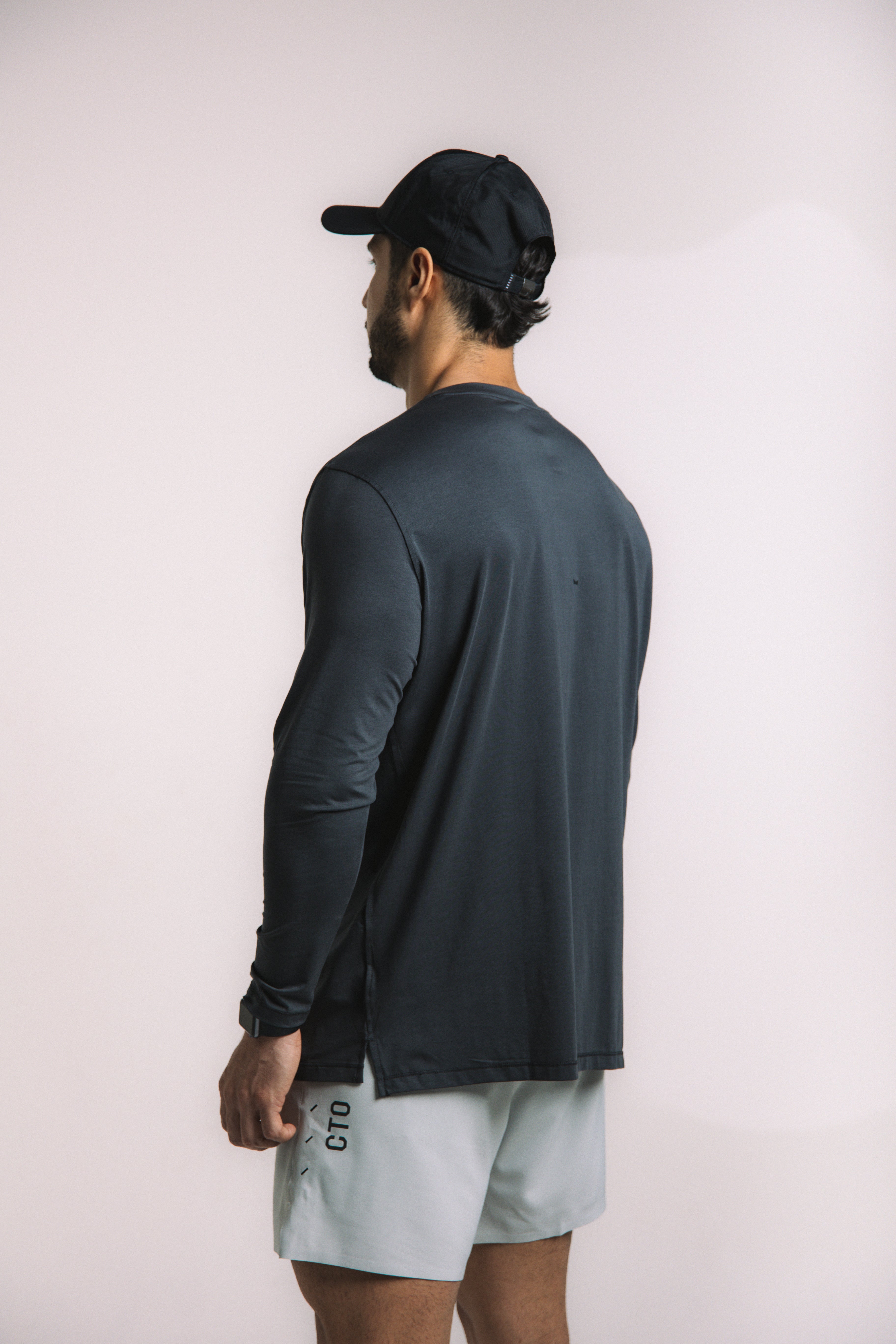 Lyocell Essential Long Sleeve - Navy Blue