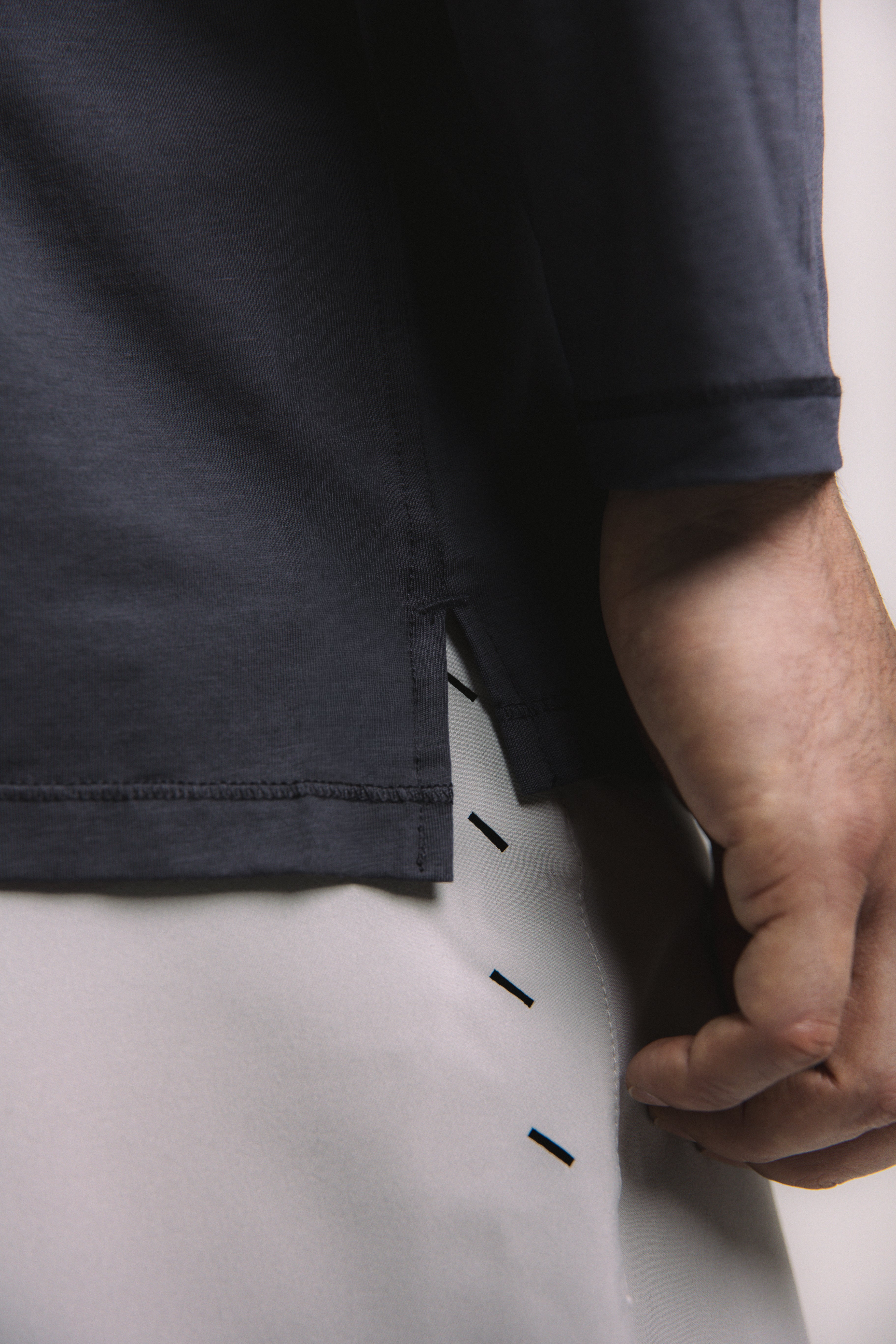 Lyocell Essential Long Sleeve - Navy Blue