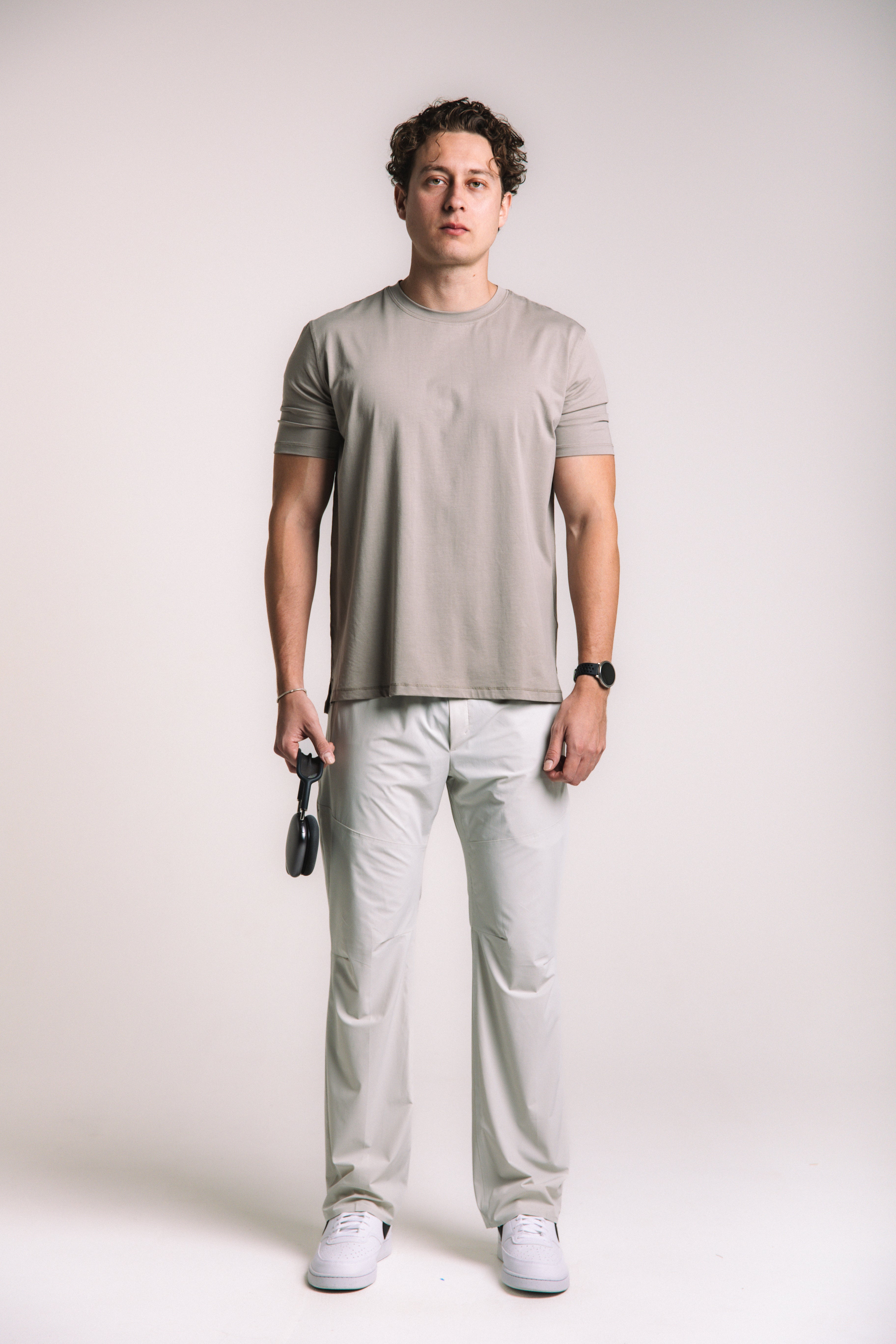 Lyocell Essential Tee - Taupe