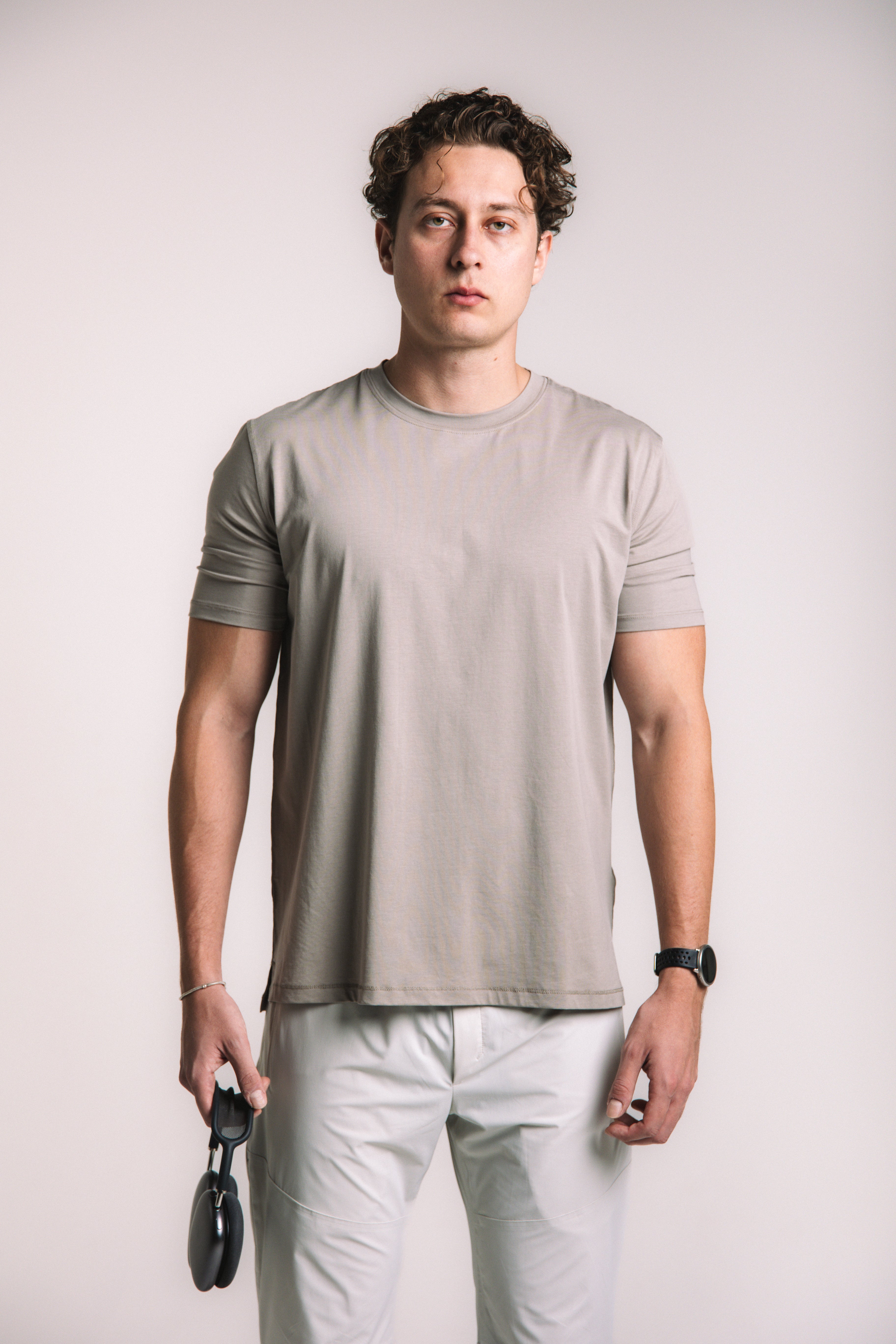 Lyocell Essential Tee - Taupe