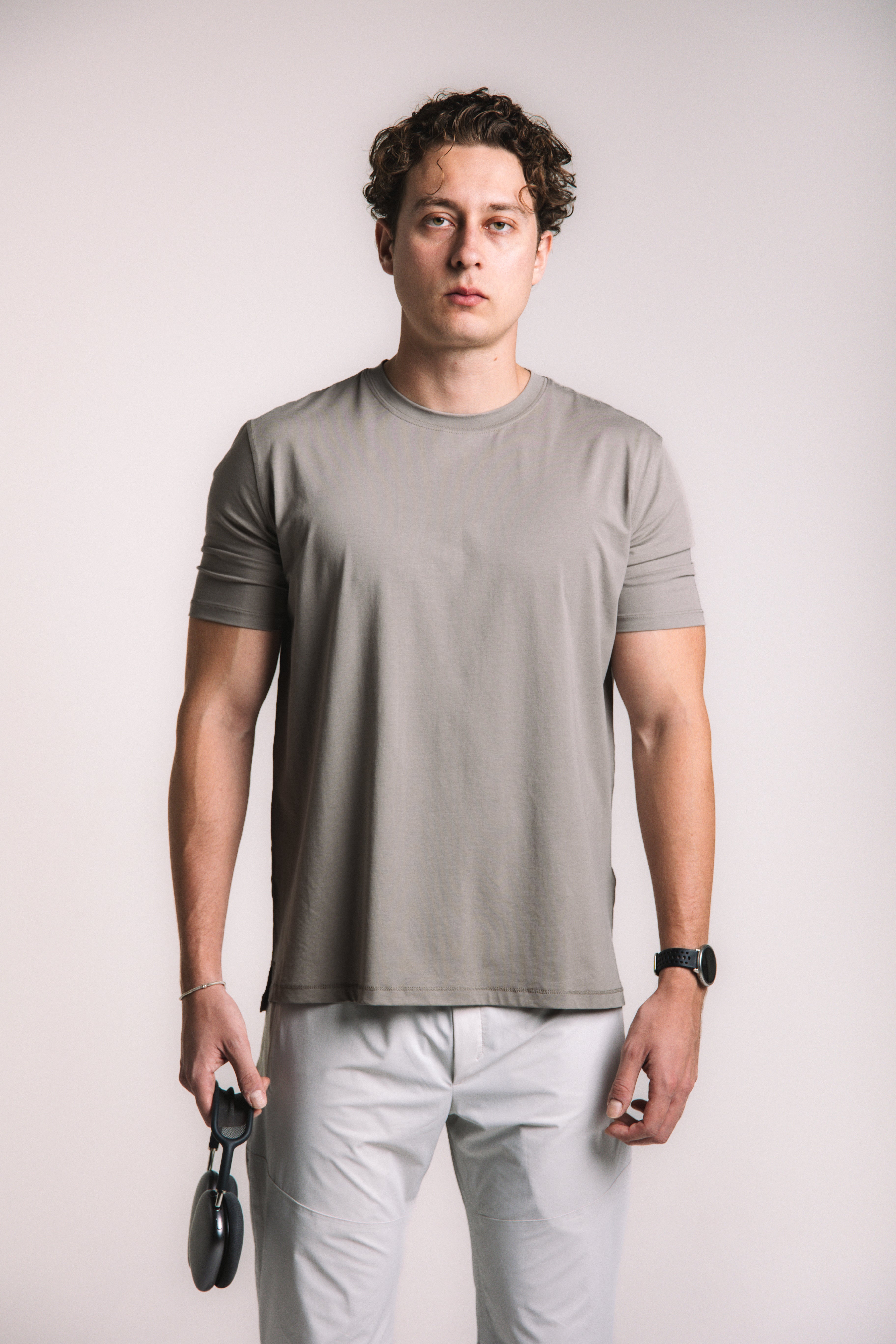 Lyocell Essential Tee - Taupe