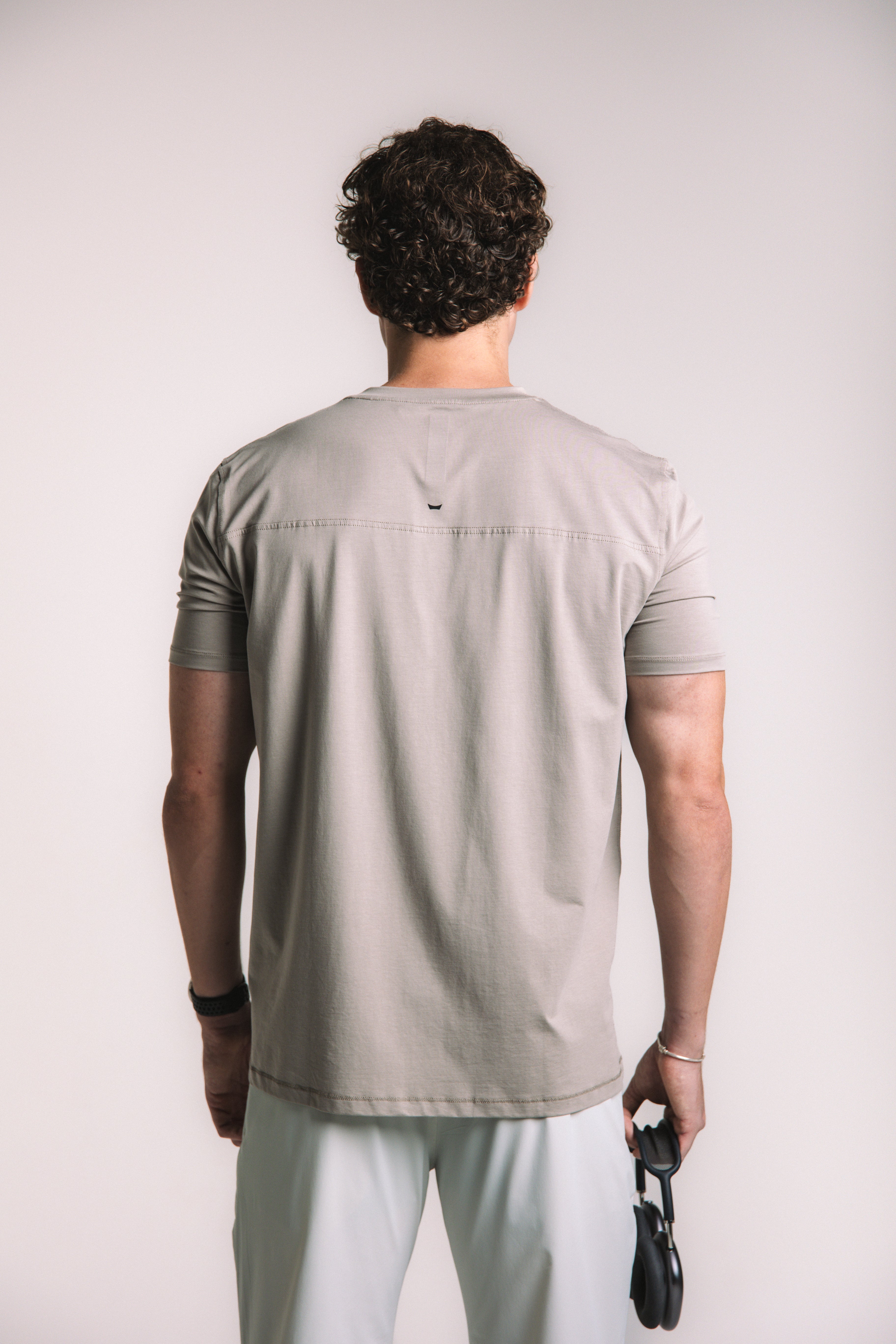 Lyocell Essential Tee - Taupe
