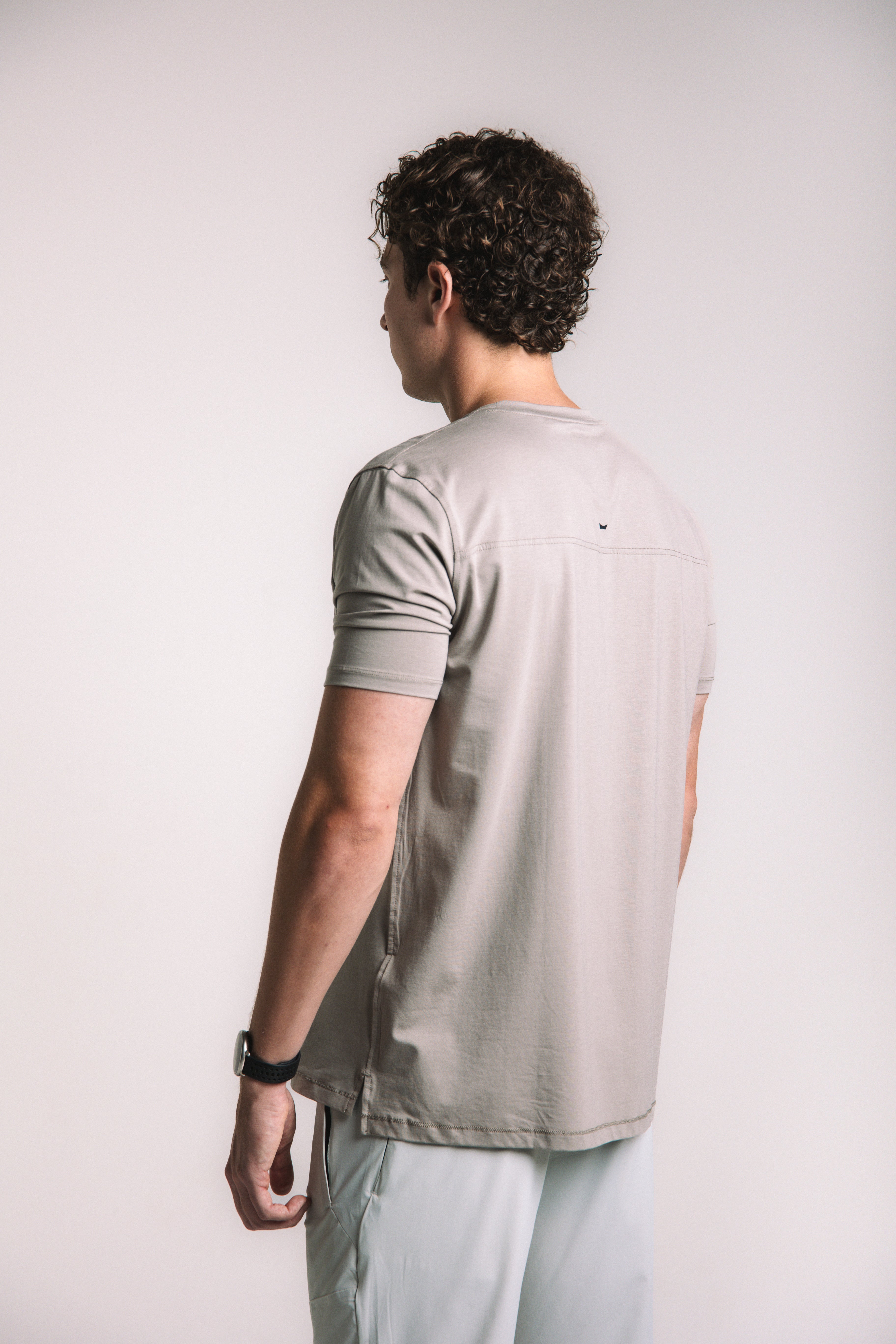 Lyocell Essential Tee - Taupe